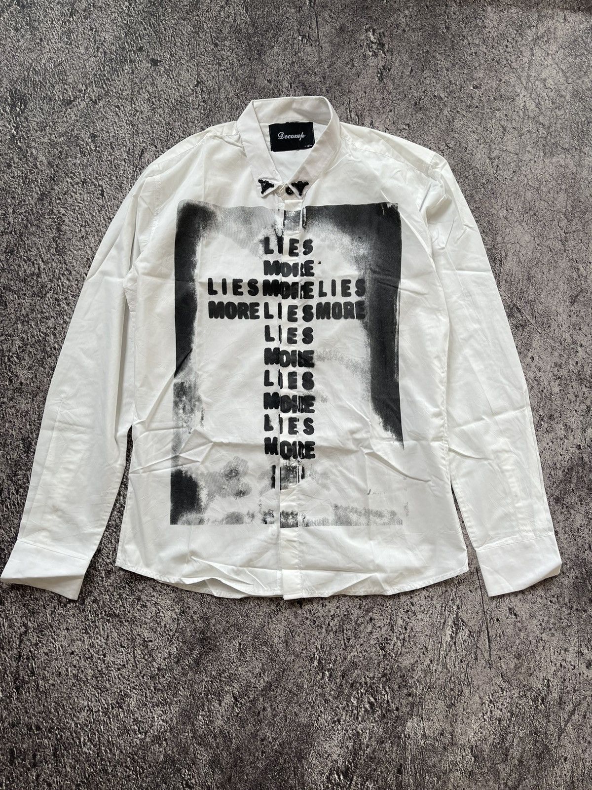 Japanese Brand Y2K Decomp skull punk lgb style longsleeve Size US M / EU 48-50 / 2 - 2 Thumbnail