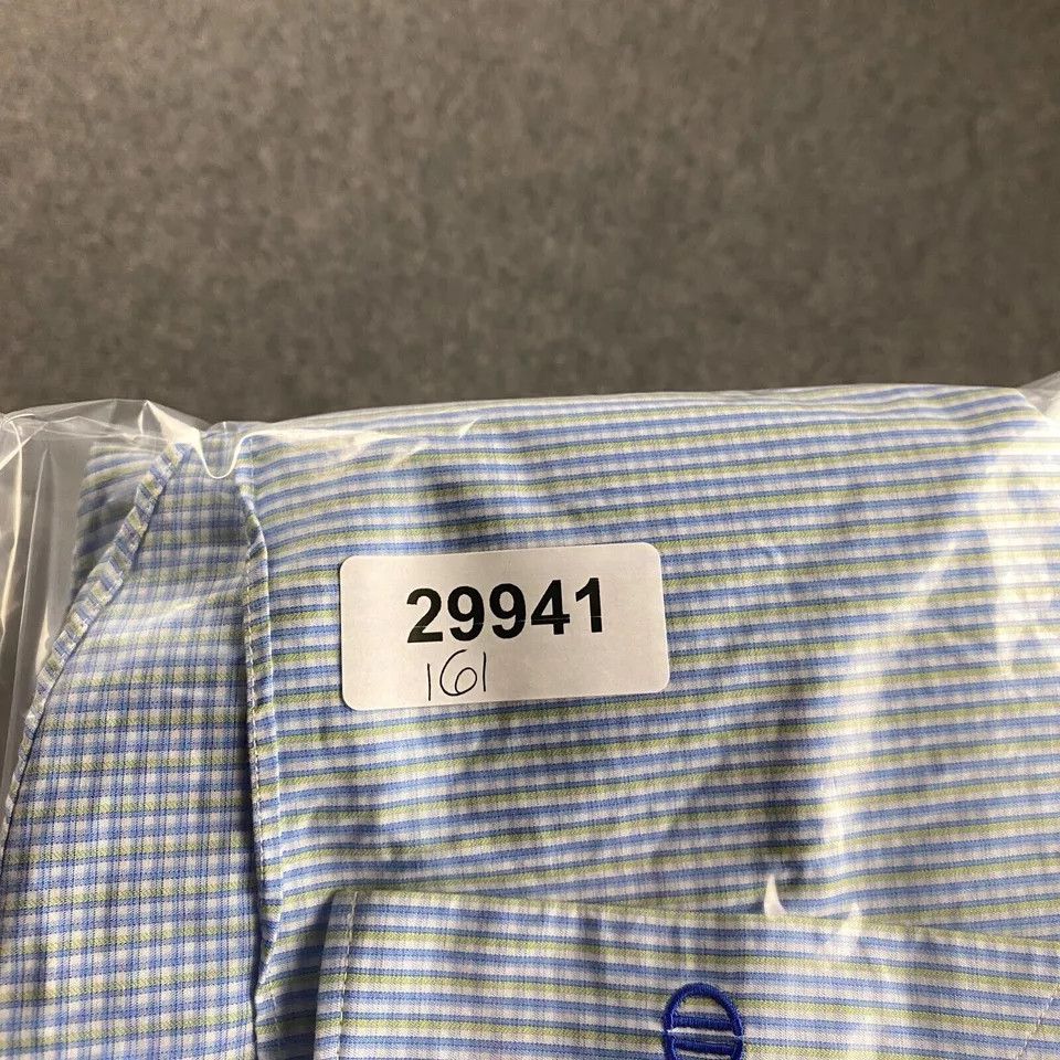 David Donahue David Donahue Shirt Men's 15 Plaid Trim Button Up 32/33 Size US S / EU 44-46 / 1 - 9 Thumbnail