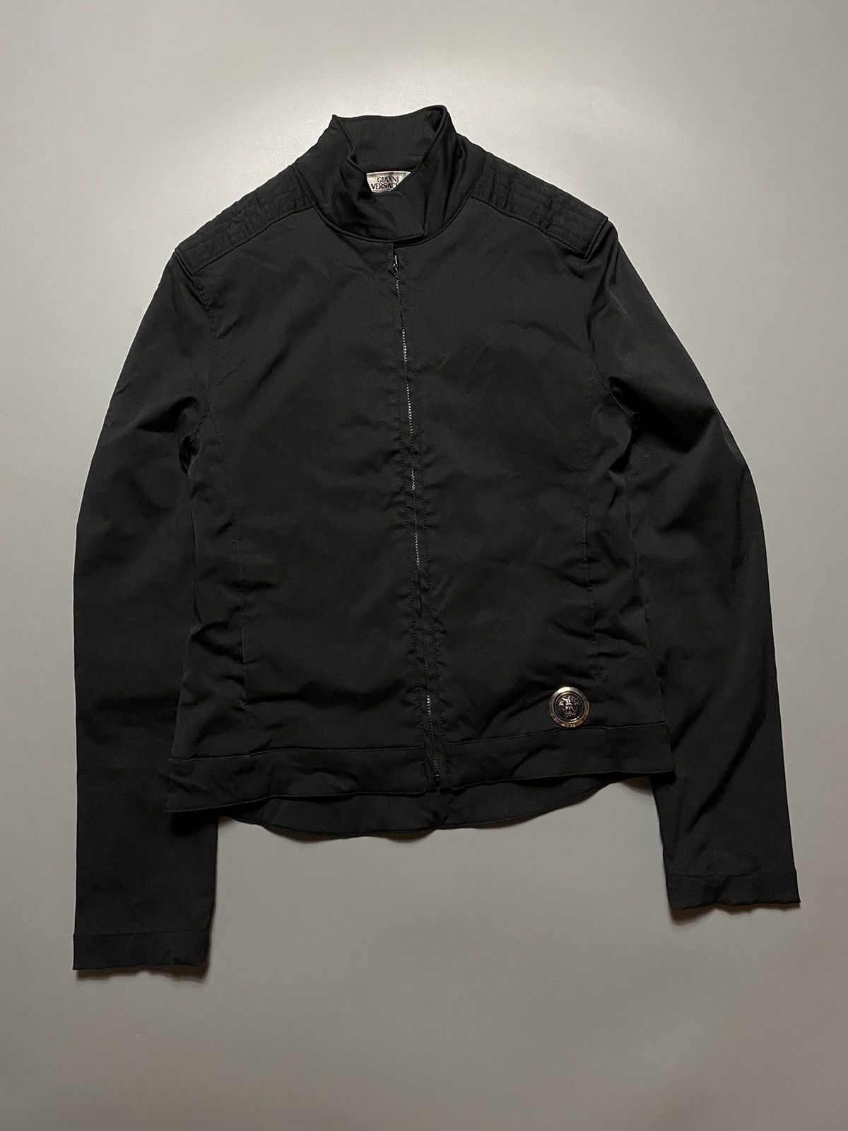 ジャケット・アウター versace vintage coat VERSACE Classic V2 Vintage Oldschool Leather Men Jacket Coat