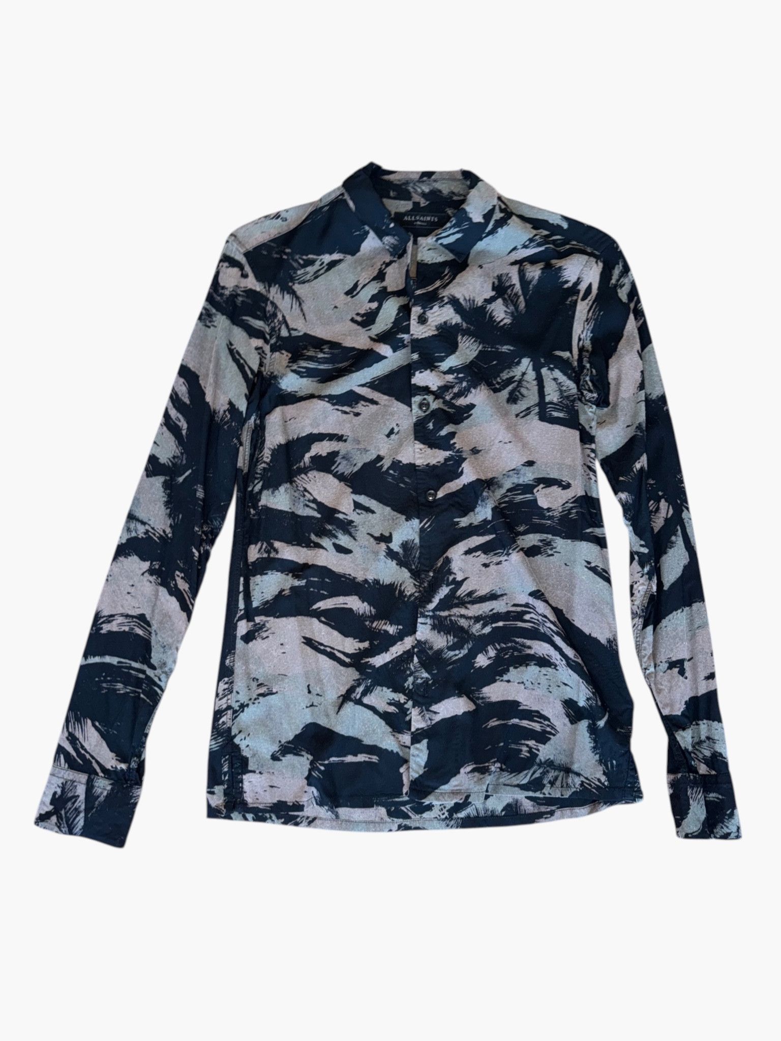 Allsaints 💀 AllSaints - Military Camo Shirt Size US XS / EU 42 / 0 - 1 Thumbnail