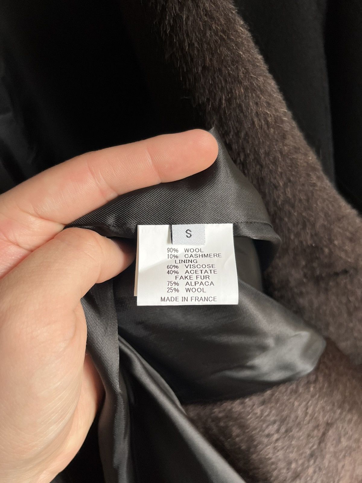 Other Ecole de Curiosites faux fur cashmere and wool blend coat Size M / US 6-8 / IT 42-44 - 11 Thumbnail