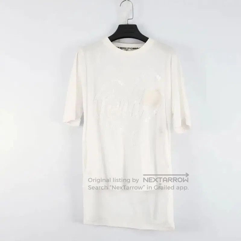 Fendi White Summer T-Shirt for Women .