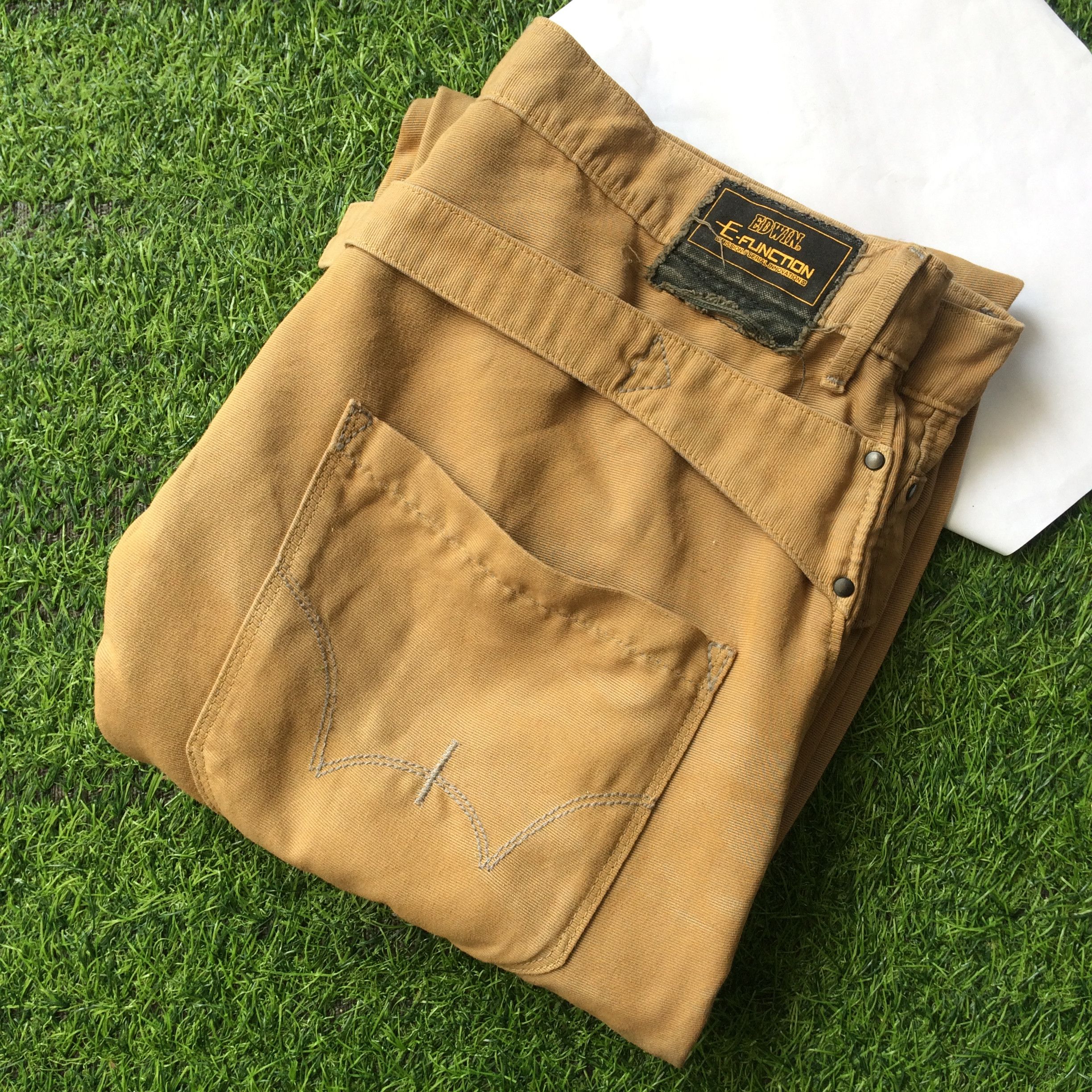 Japanese Brand Distressed Japanese Banana Cut Trousers Pants #D-616 Size US 34 / EU 50 - 8 Thumbnail