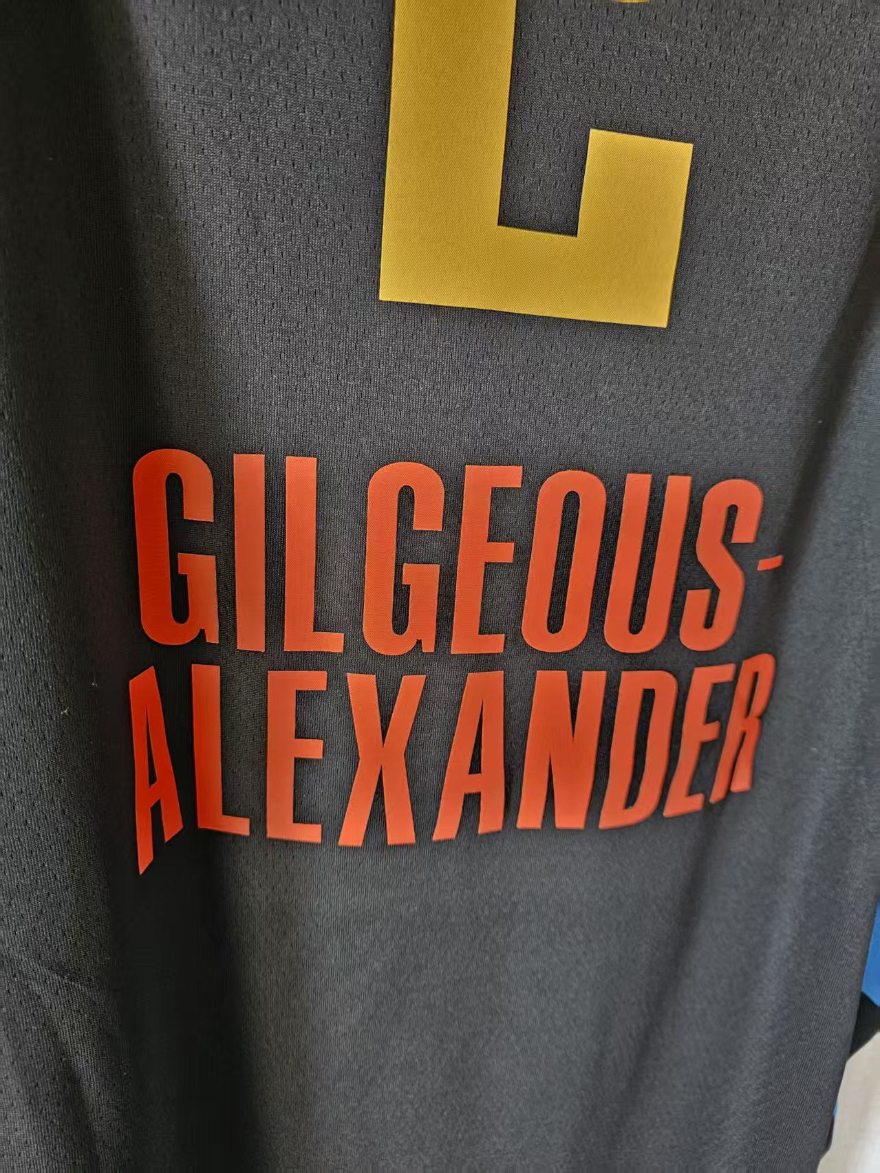 NBA Oklahoma City Thunder 2 Gilgeous-Alexander Jersey Size US XL / EU 56 / 4 - 4 Thumbnail