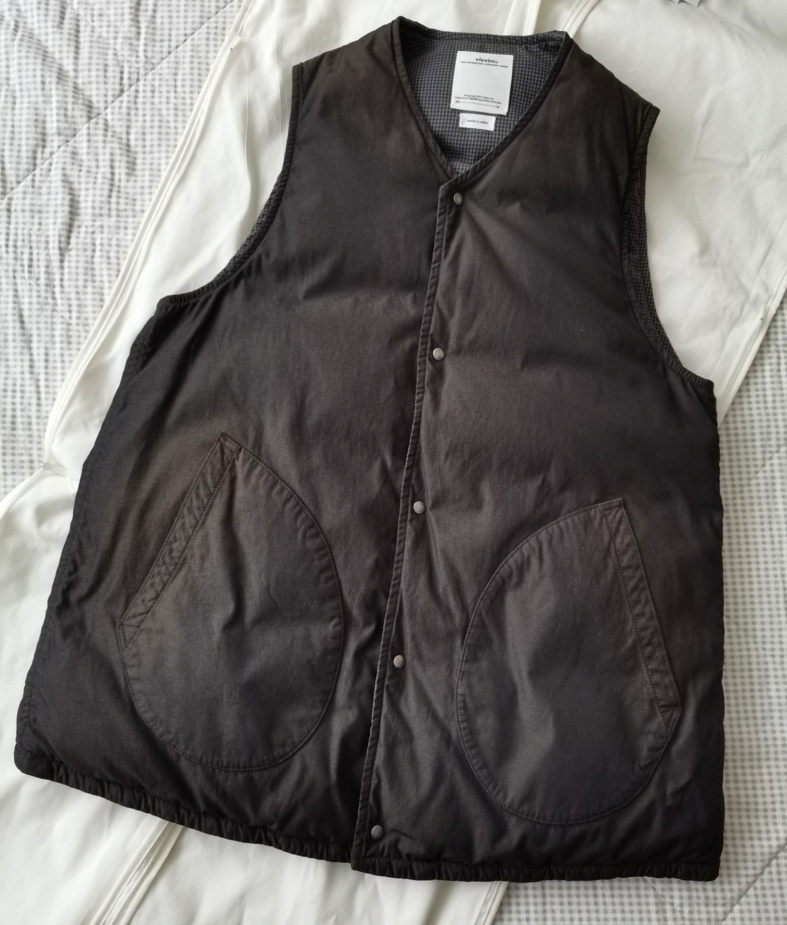 VISVIM KORA DOWN VEST 21SS NAVY SIZE 2