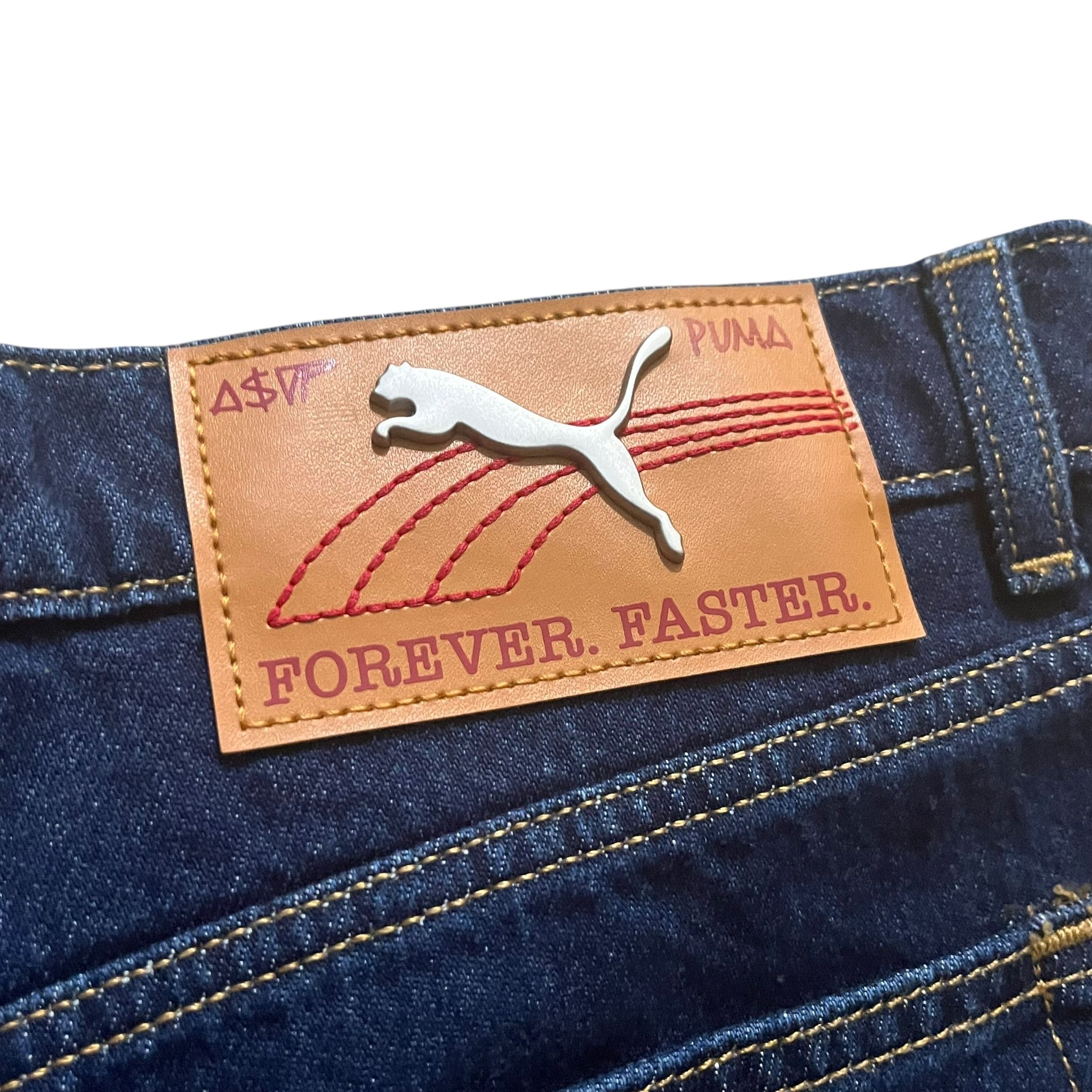 A$AP Rocky × Puma DEADSTOCK ASAP Rocky x Puma Denim Jean Shorts 32 Size US 32 / EU 48 - 7 Thumbnail