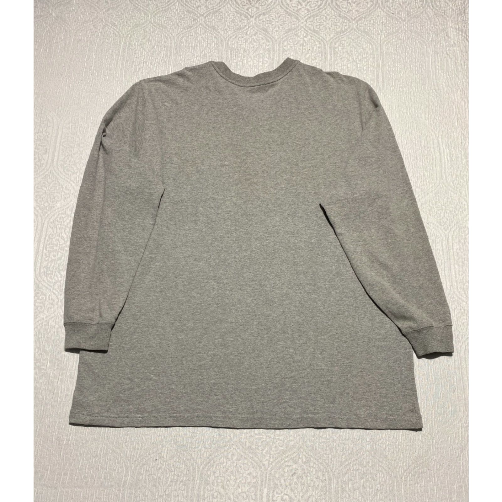 Carhartt VINTAGE Carhartt Shirt Mens XL Gray Loose Fit Heavyweight Long Sleeve Pocket Henley K128 Size US XL / EU 56 / 4 - 3 Thumbnail