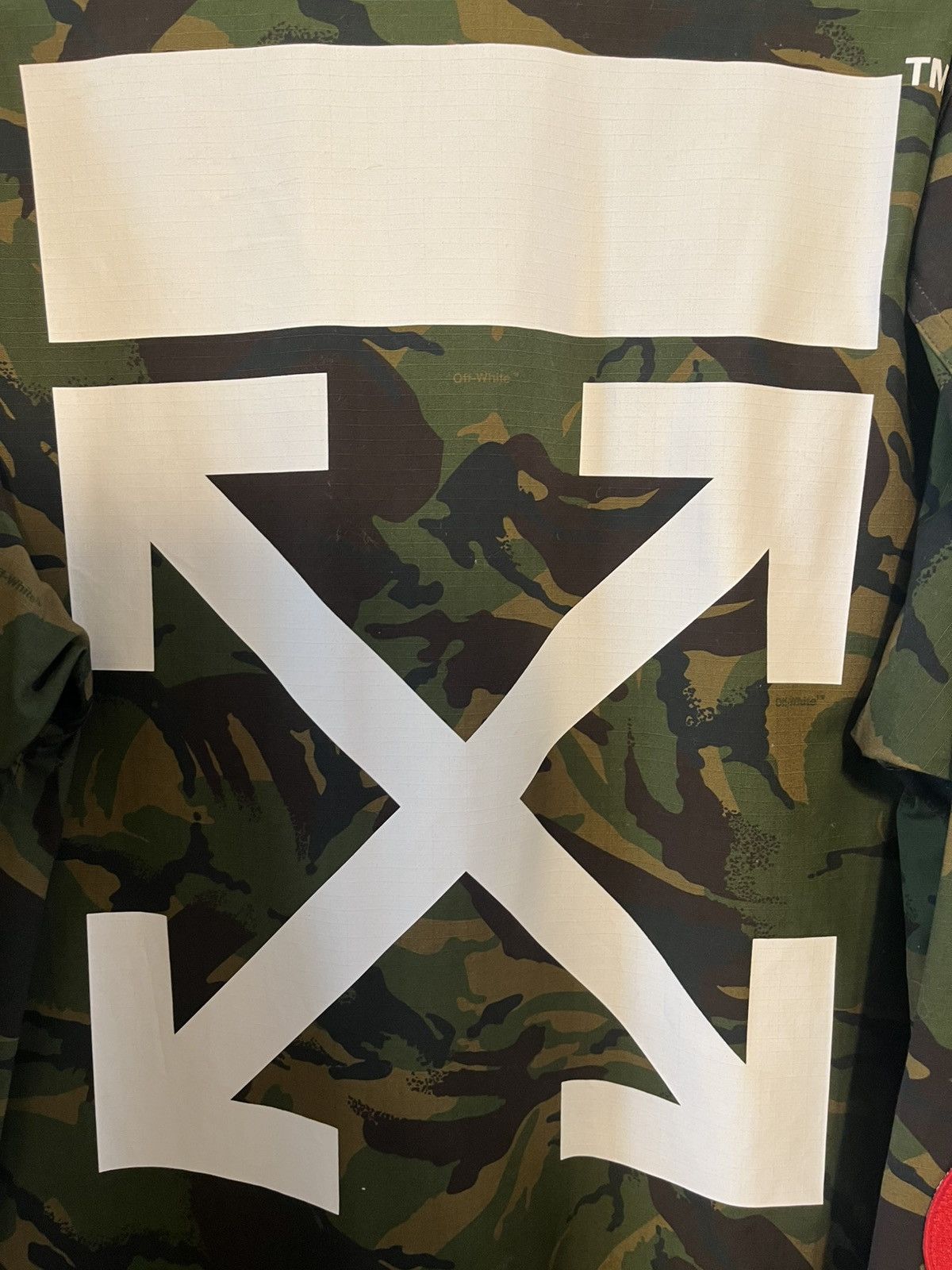 Off-White Off-White Camo Patch Field Jacket- Green Size US S / EU 44-46 / 1 - 6 Thumbnail
