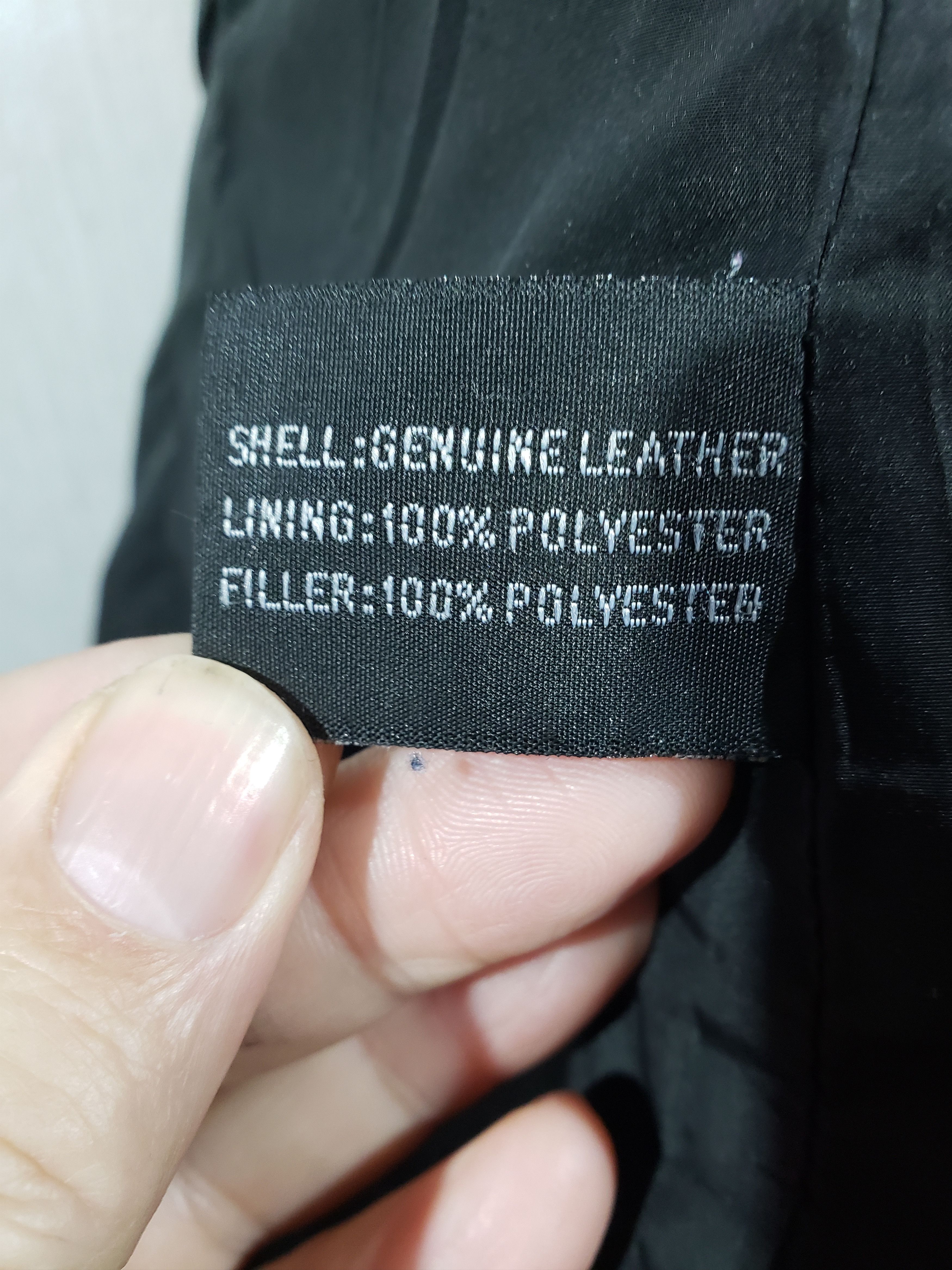 Other Black women's leather jacket with fur sleeves. Size M / US 6-8 / IT 42-44 - 9 Thumbnail