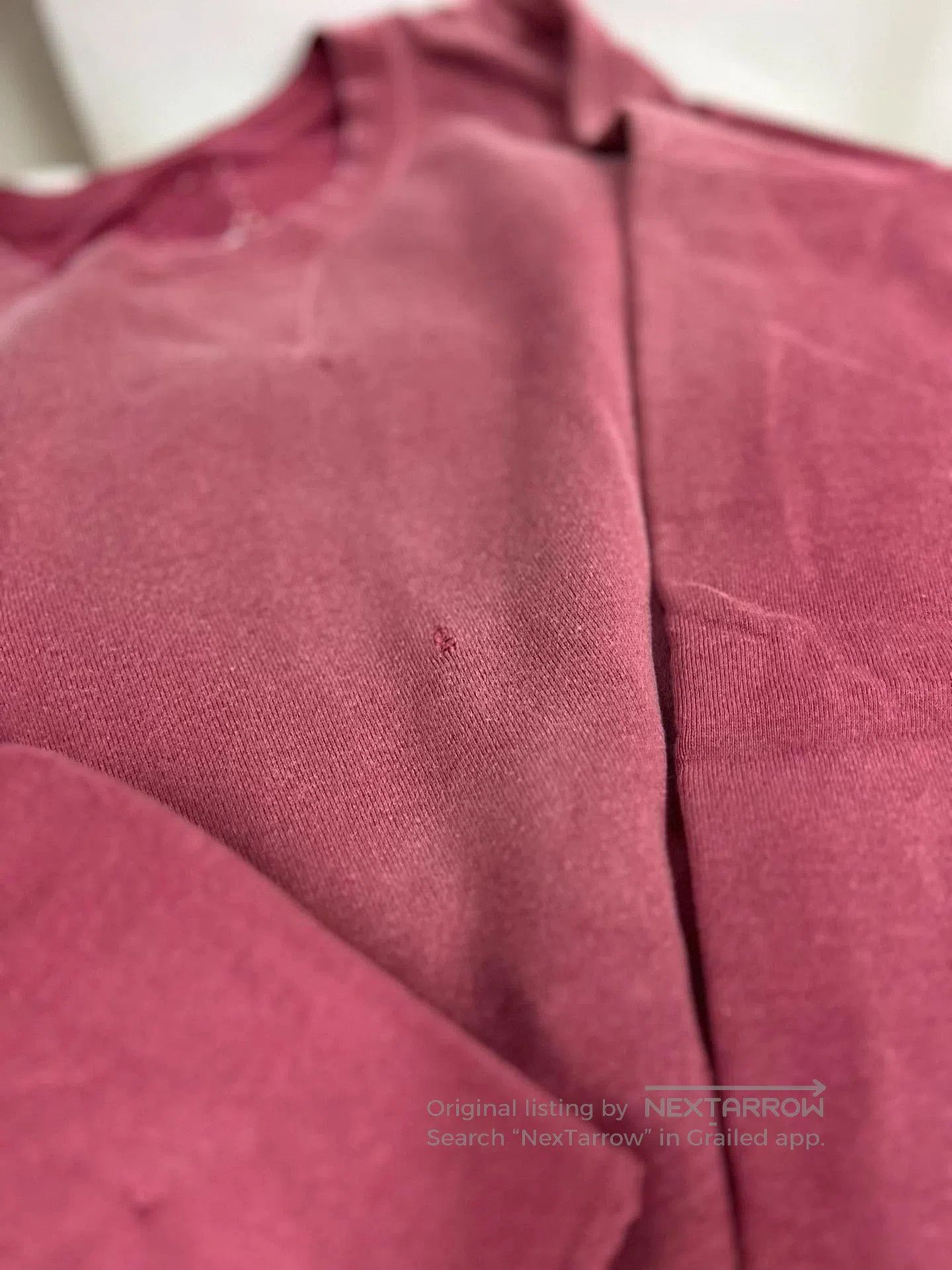 Visvim Red Long Sleeve Sweatshirt. Size US XL / EU 56 / 4 - 3 Thumbnail