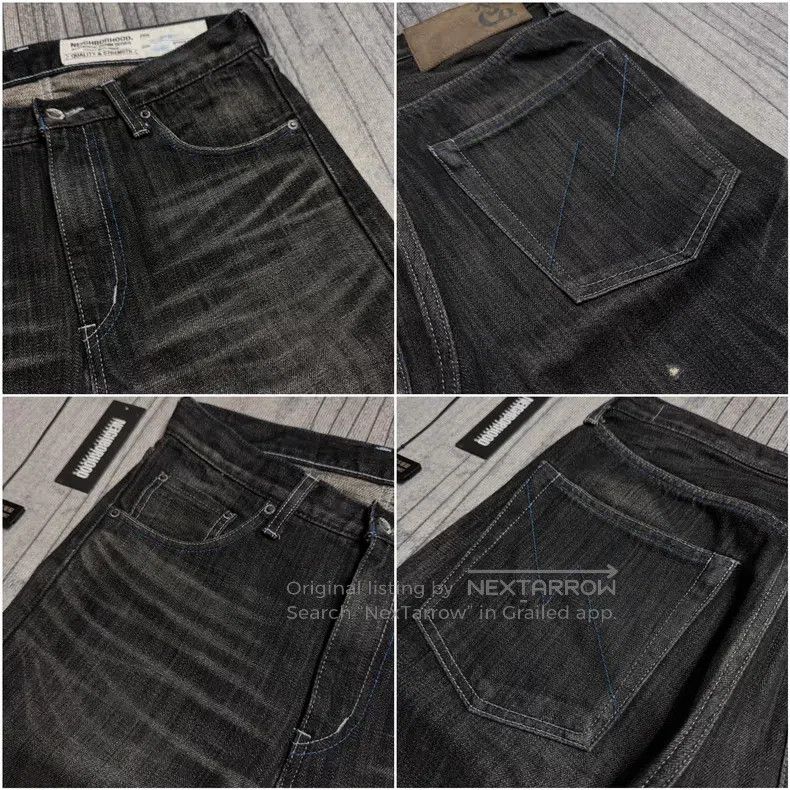 Neighborhood Neighborhood size S Heavyweight Basic Washed Denim Pants S Size US 27 - 3 Thumbnail