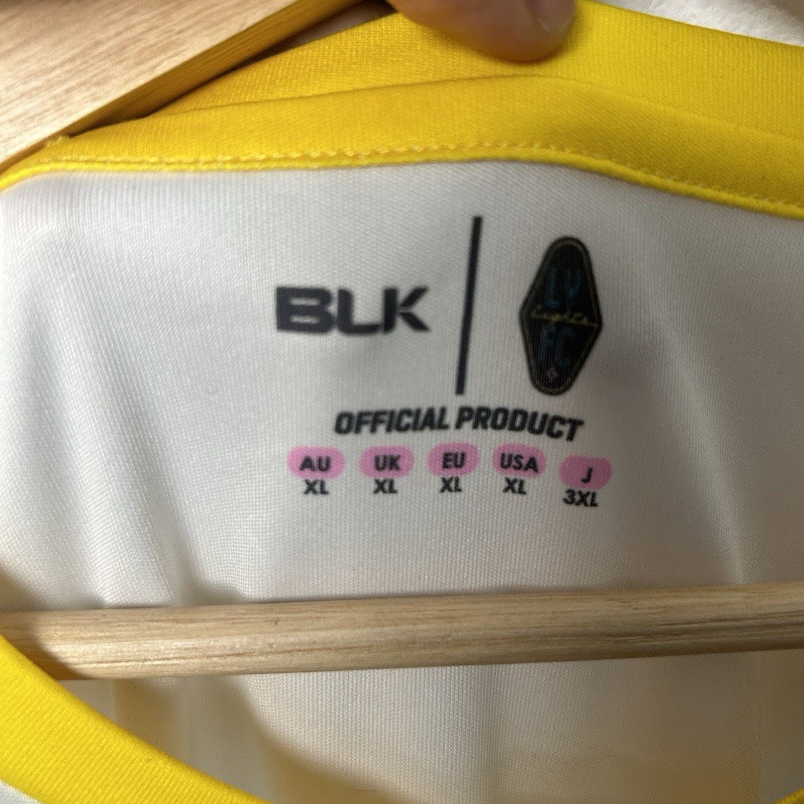 Blk Dnm Las Vegas Lights FC Jersey XL BLK 2018 Away White USL Futbol Size US XL / EU 56 / 4 - 3 Thumbnail