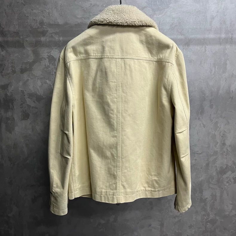 Louis Vuitton Louis Vuitton Louis Vuitton Beige Detachable Collar Jacket Size US L / EU 52-54 / 3 - 5 Thumbnail