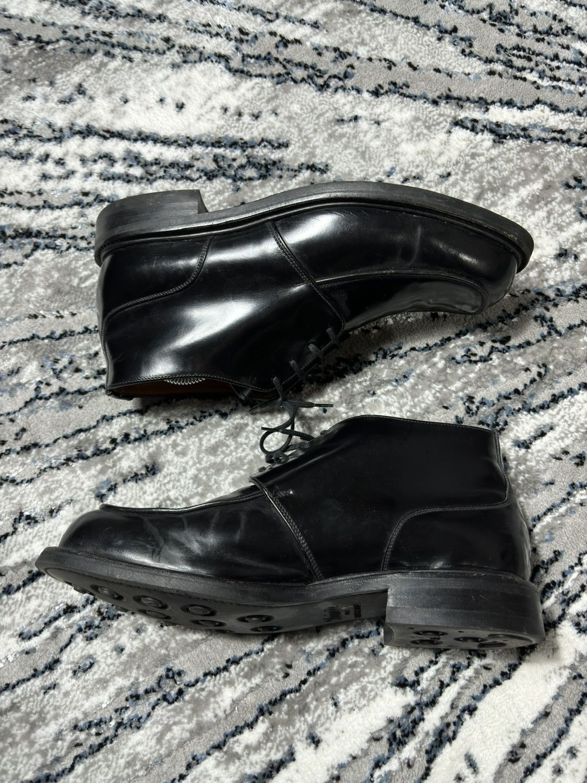 Genuine Leather × Loake × Vintage Loake leather boots made in England top leather derby Size US 9.5 / EU 42-43 - 3 Thumbnail