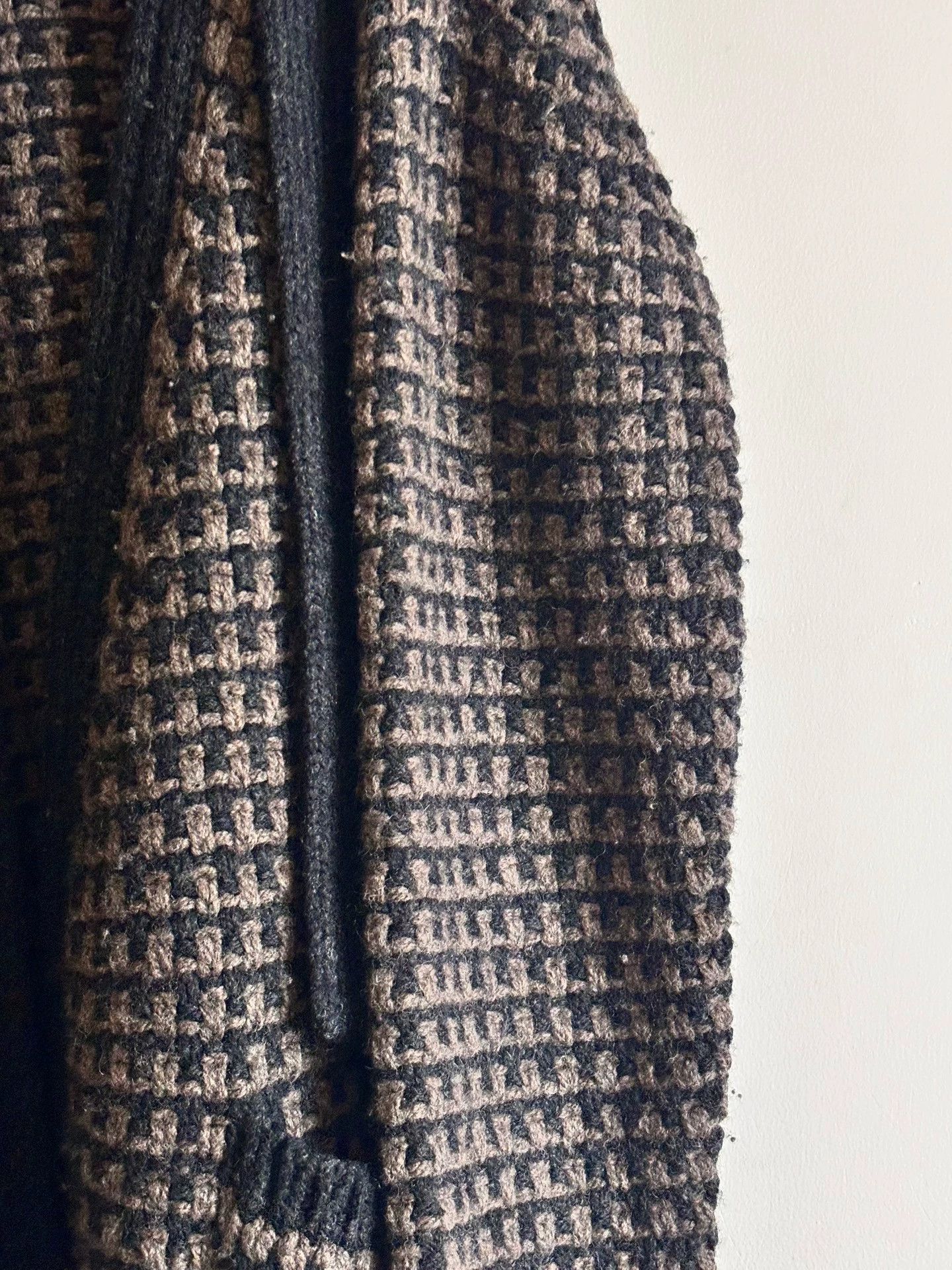 Dries Van Noten Dries Van Noten 00S Hand-Crocheted Wool Kimono Coat L Size US L / EU 52-54 / 3 - 4 Thumbnail