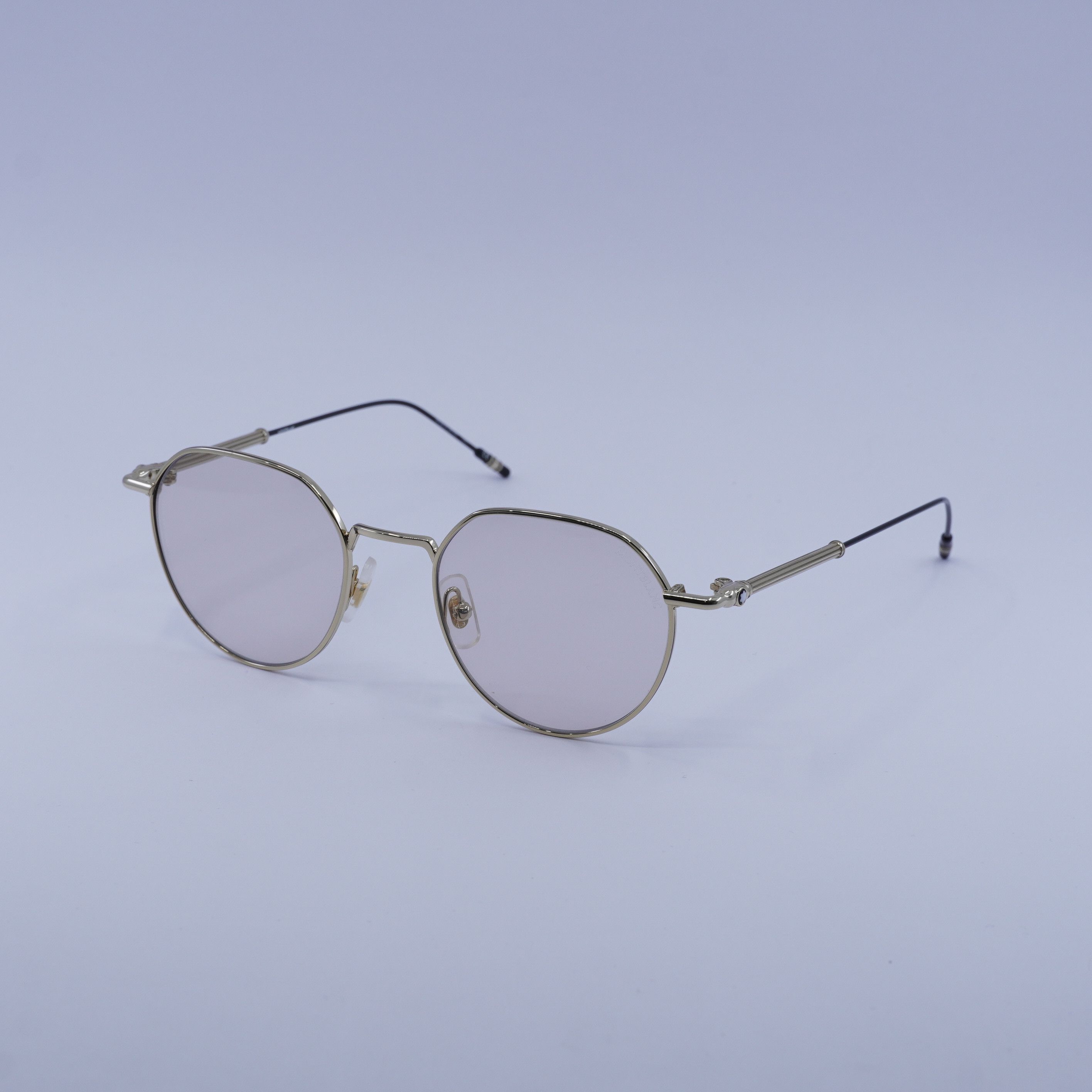 Montblanc Montblanc MB0060S 002 Sunglasses Gold/Black Square Frame, Size ONE SIZE - 1 Thumbnail