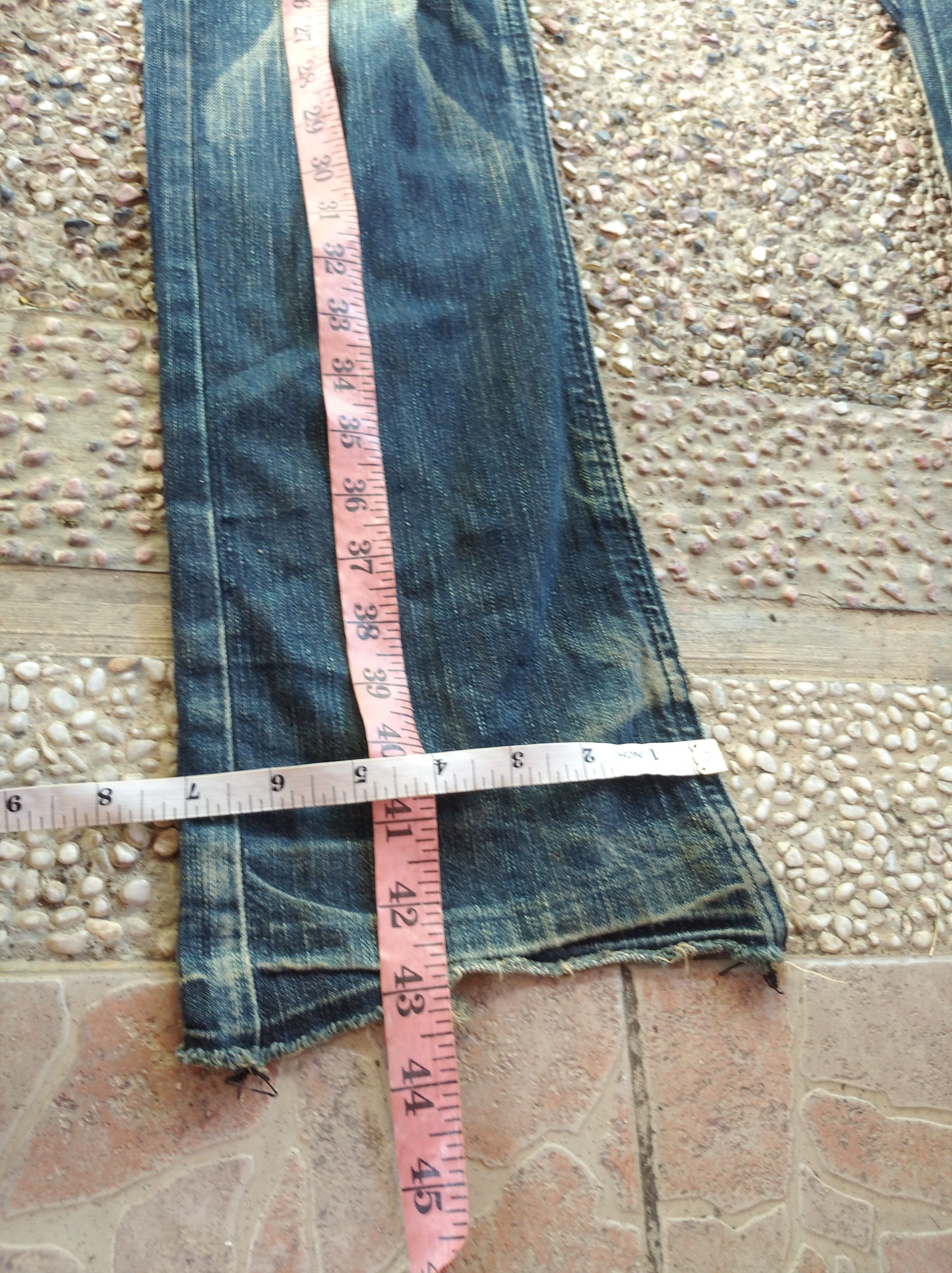 Edwin × If Six Was Nine × Japanese Brand EDWIN XVS FADED Blue JEANS VERY RARE Size US 26 / EU 42 - 12 Thumbnail