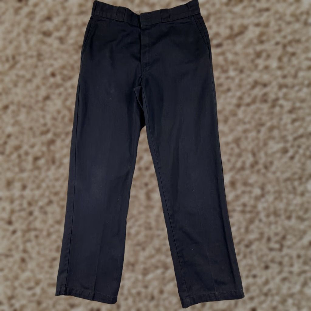 Dickies Dickies Pants Adult 30 Black Workwear Straight 30x27 Polyester Canvas Khakis Regular Mens Dickies Pants Size US 30 / EU 46 - 1 Thumbnail