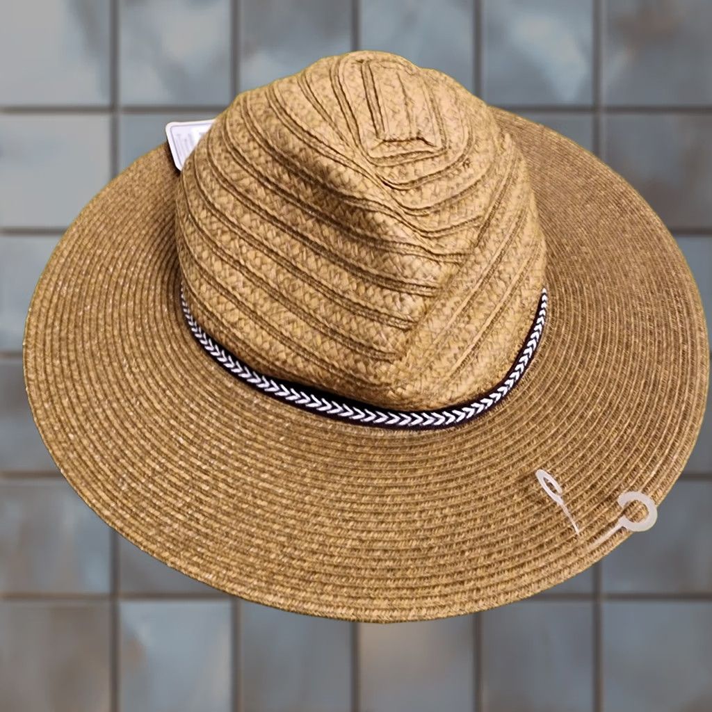 Vintage San Diego Hat Company Mens O/S Brown Woven Sun Beach NEW Size ONE SIZE - 1 Thumbnail