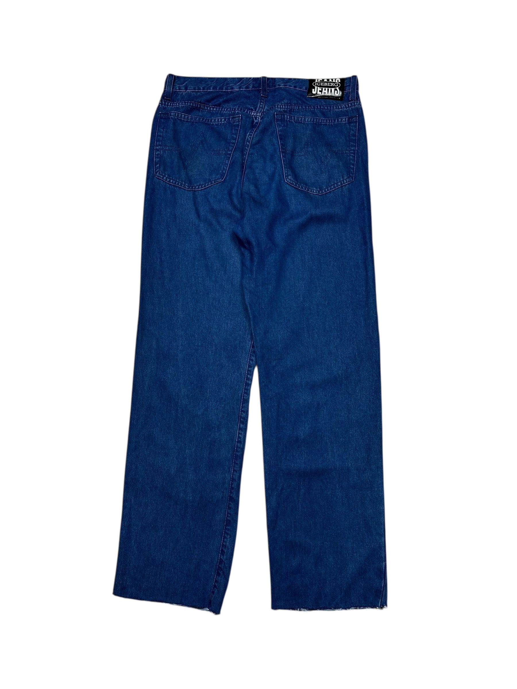 Iceberg Iceberg vintage light denim wide jeans Size US 36 / EU 52 - 2 Thumbnail