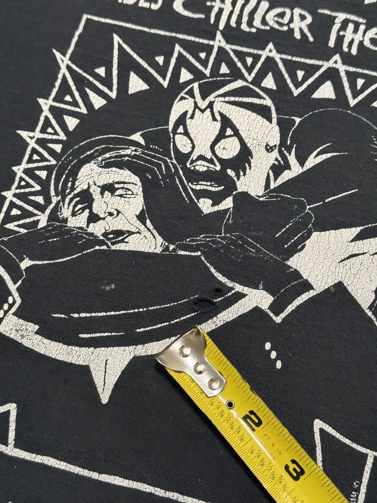 Vintage Mil Máscaras Luchador Wrestler Vtg 90s Halloween XL T Shirt Size US XL / EU 56 / 4 - 8 Thumbnail