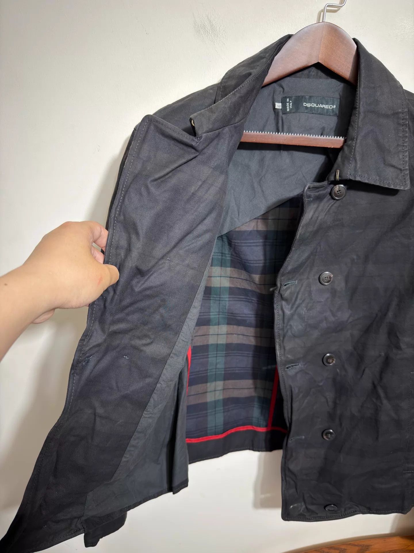 Dsquared2 D2 Coated Shaped Jacket 52 EU Size US L / EU 52-54 / 3 - 7 Thumbnail
