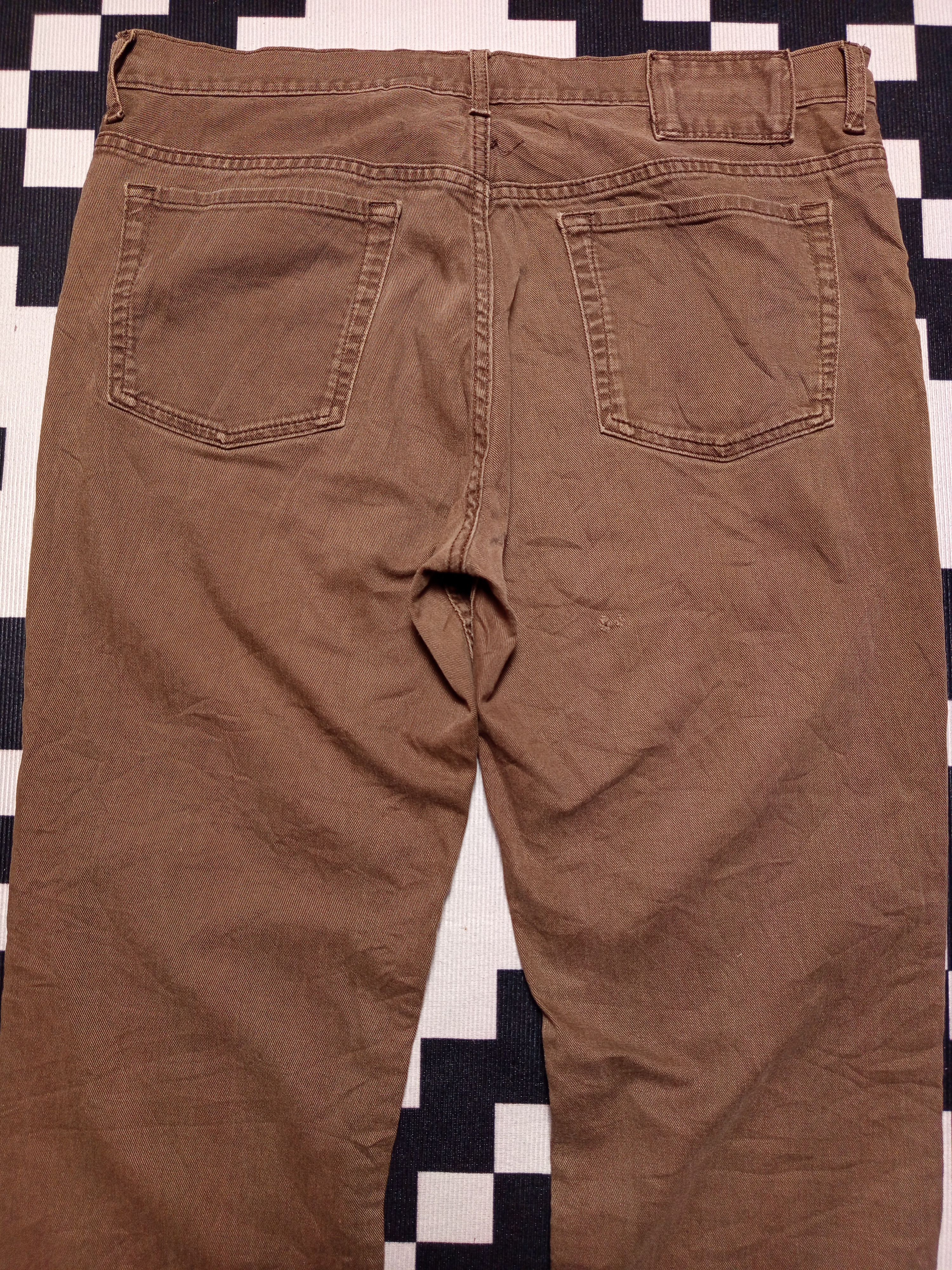 If Six Was Nine Vintage Marc Jacobs Luxury Brown Pants Jeans Size US 35 - 3 Thumbnail