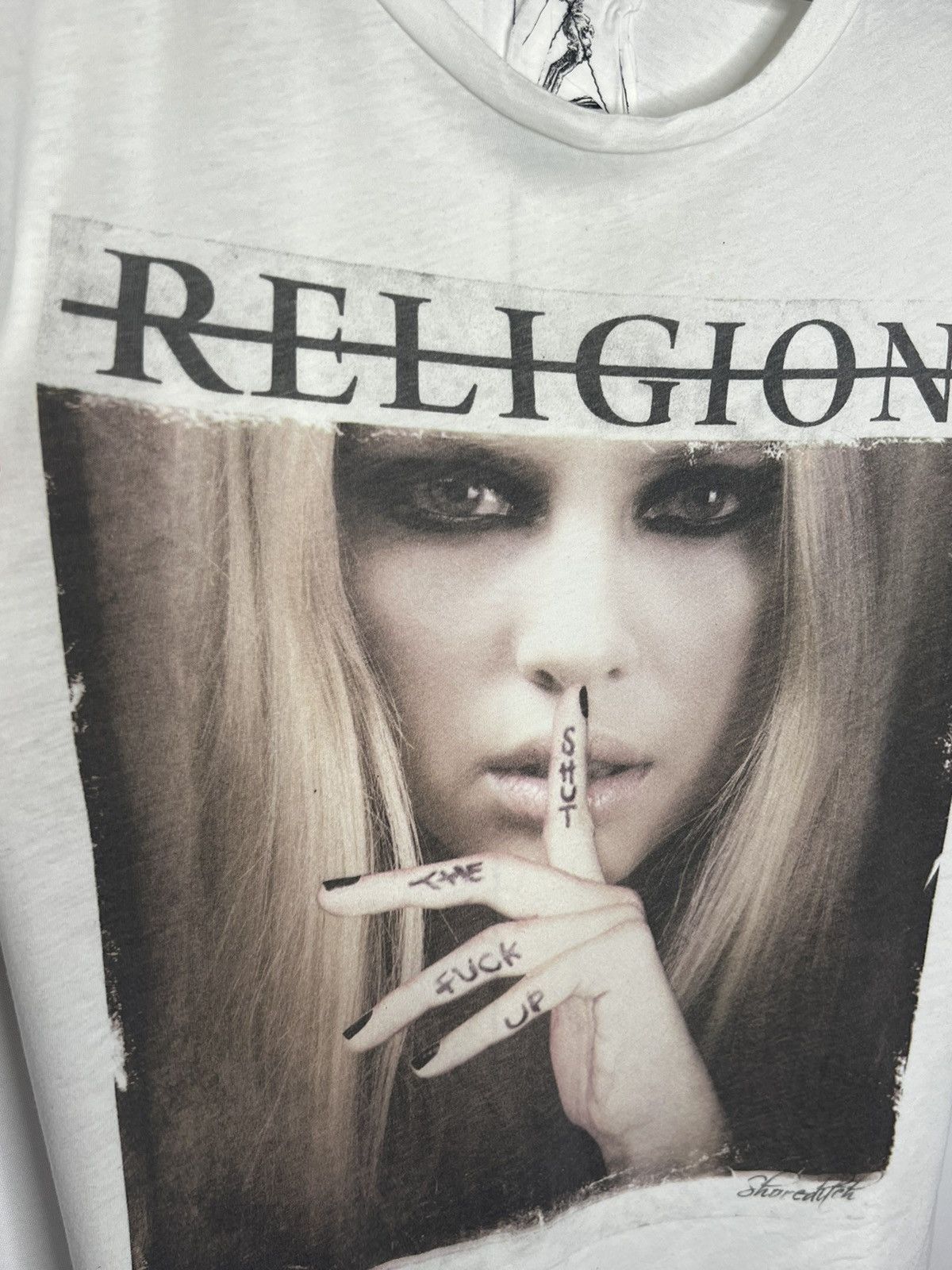 Other ☠️Religion Shut The Fuck UP Sexy Girl T-Shirt Tee Y2K Hype☠️ Size US L / EU 52-54 / 3 - 5 Thumbnail