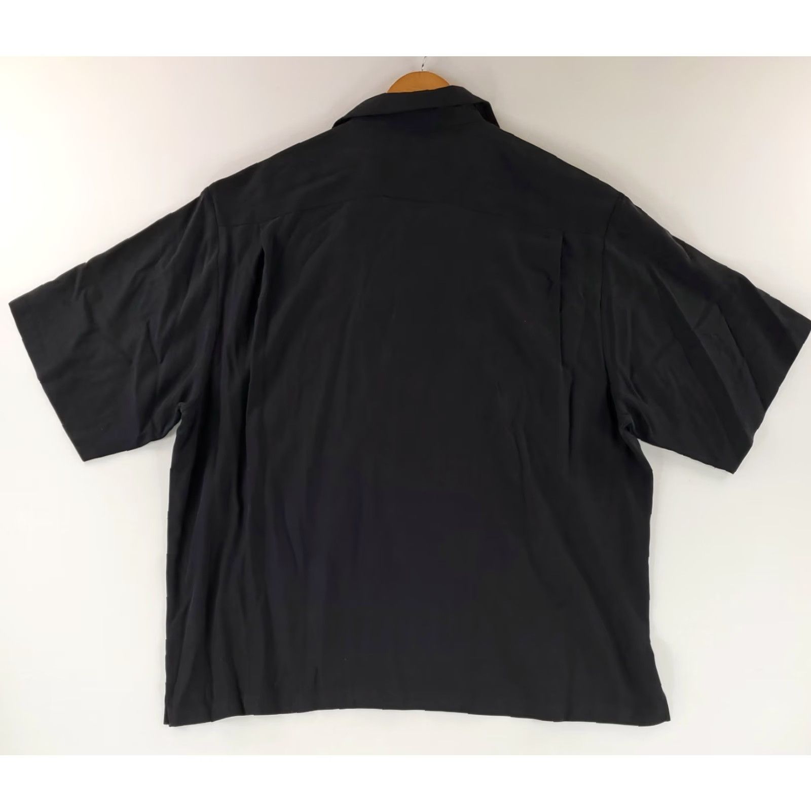 Nat Nast VINTAGE Nat Nast Shirt Button-Up 100% Silk Limited Edition All In 142 Black Mens 2XB NWT Size US XXL / EU 58 / 5 - 7 Thumbnail