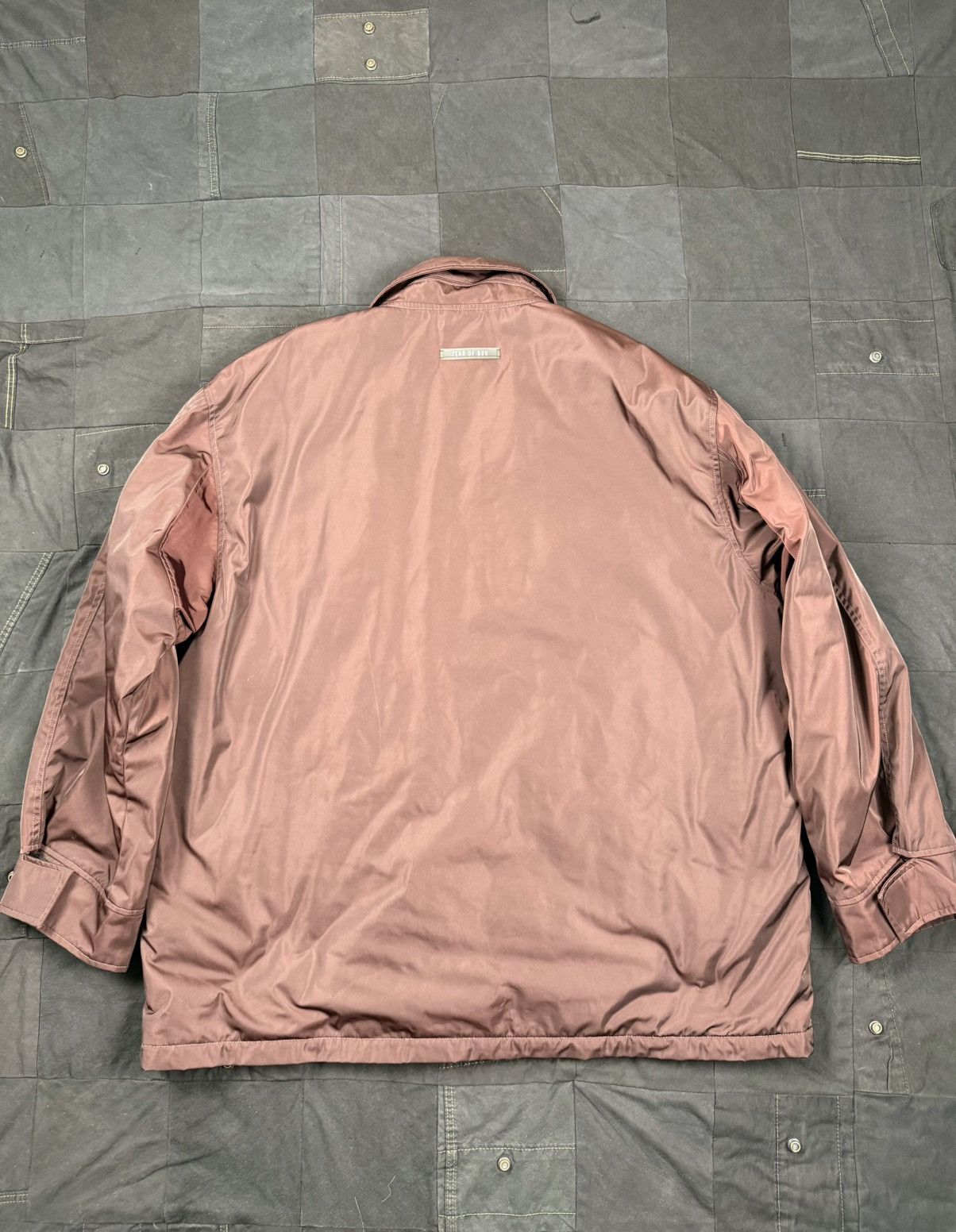 Fear of God Burgundy Rain Jacket Size US L / EU 52-54 / 3 - 3 Thumbnail