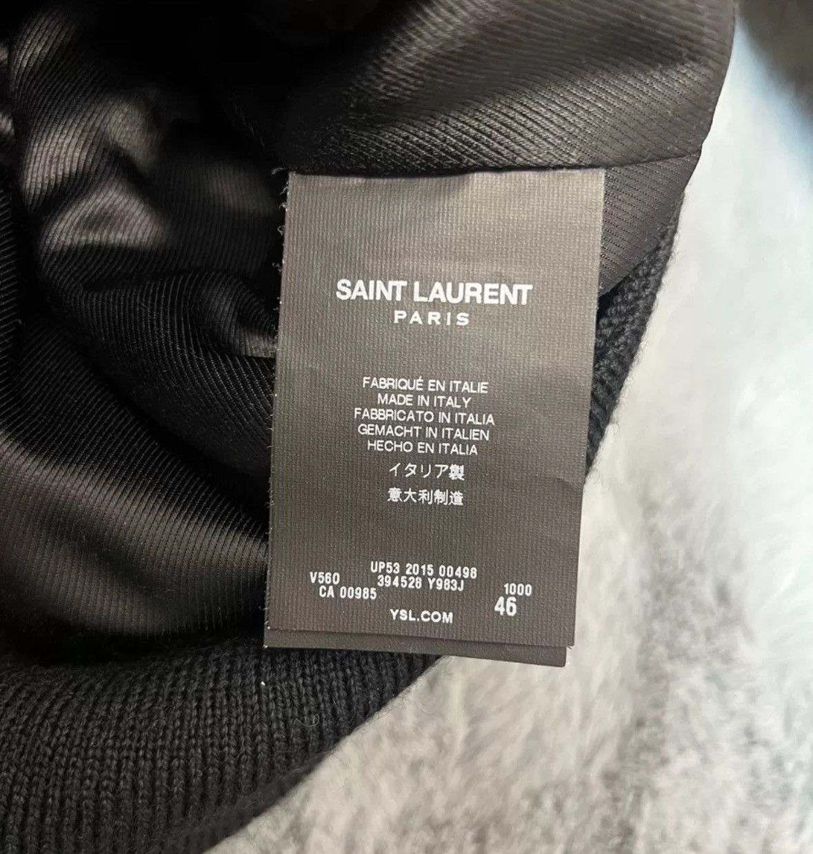 Saint Laurent Paris × Yves Saint Laurent Saint Laurent SLP Authentic Multi Wool Teddy Baseball Jacket Size US S / EU 44-46 / 1 - 5 Thumbnail