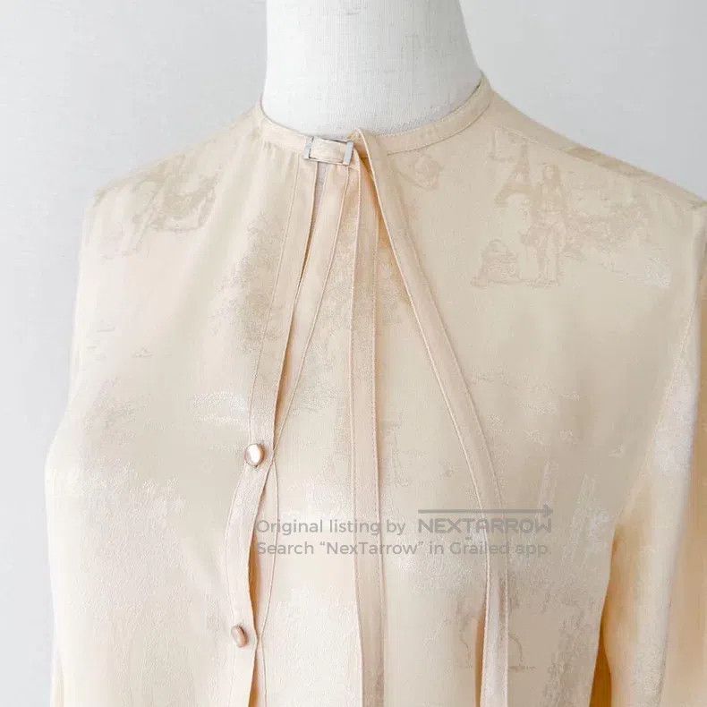 Hermes Hermes Silk Top Size XS / US 0-2 / IT 36-38 - 4 Thumbnail