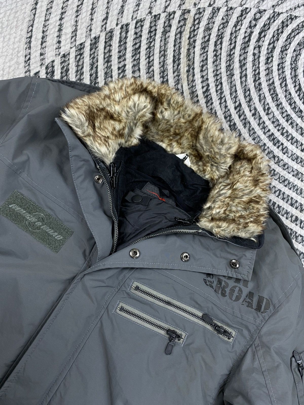 ICON Motorsports 🔥Rough & Road Motorcycle Gear Fur Collar Riding Jacket Size US L / EU 52-54 / 3 - 10 Thumbnail
