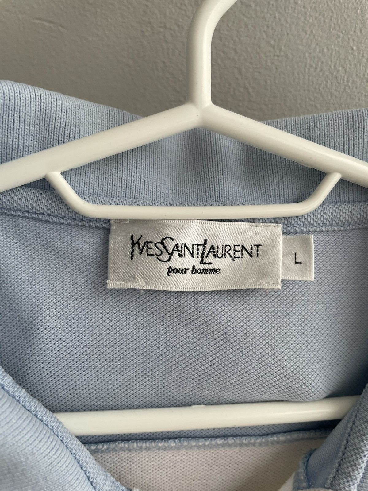 Yves Saint Laurent Yves Saint Laurent YSL Stripped Polo Shirt T Shirt Tee Size US L / EU 52-54 / 3 - 6 Thumbnail