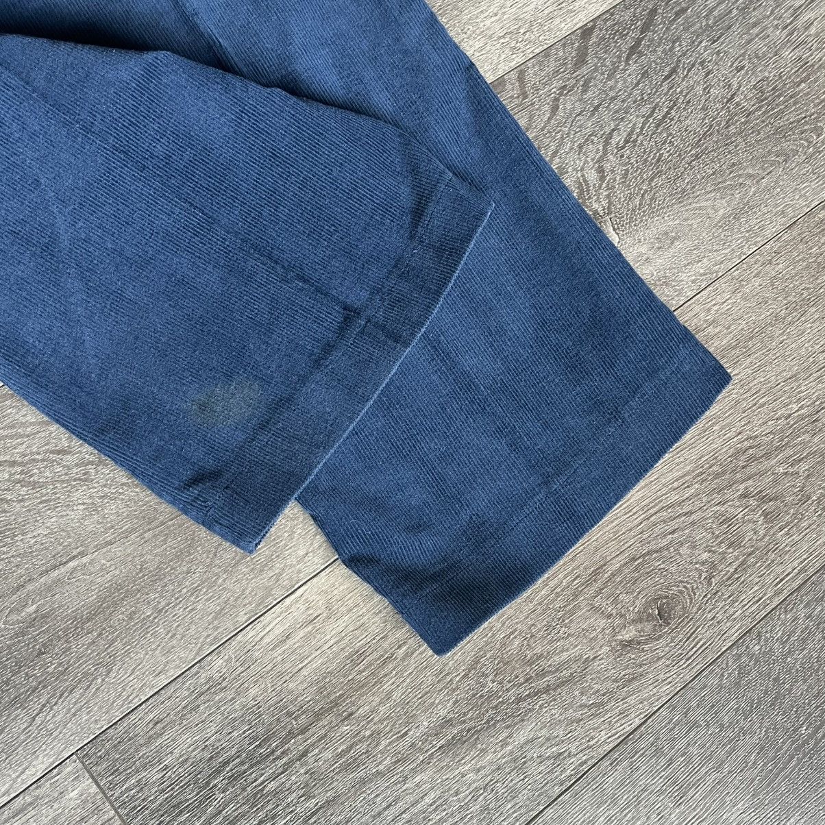 Big Mac Vintage 1980s Big Mac Blue Corduroy Pants Trousures 32x30 Size US 32 / EU 48 - 4 Thumbnail