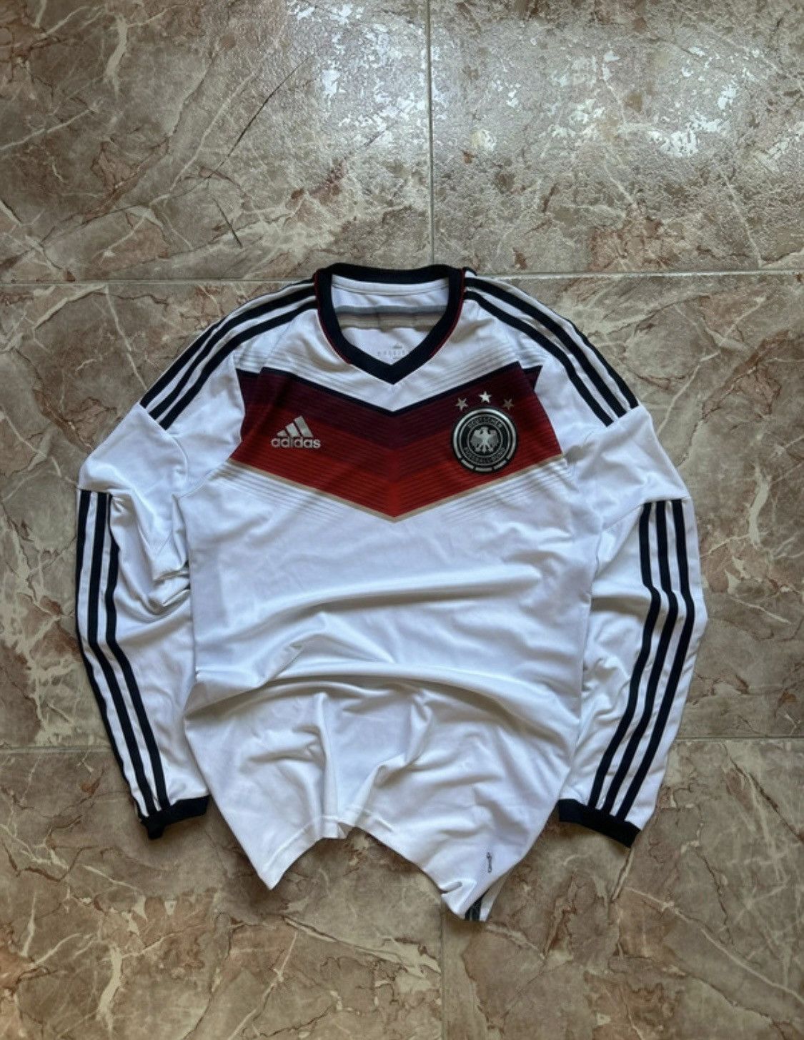 Adidas Adidas Germany 2014 Long Sleeve G75072 – 3 Stars – June 2014 Size US S / EU 44-46 / 1 - 1 Thumbnail