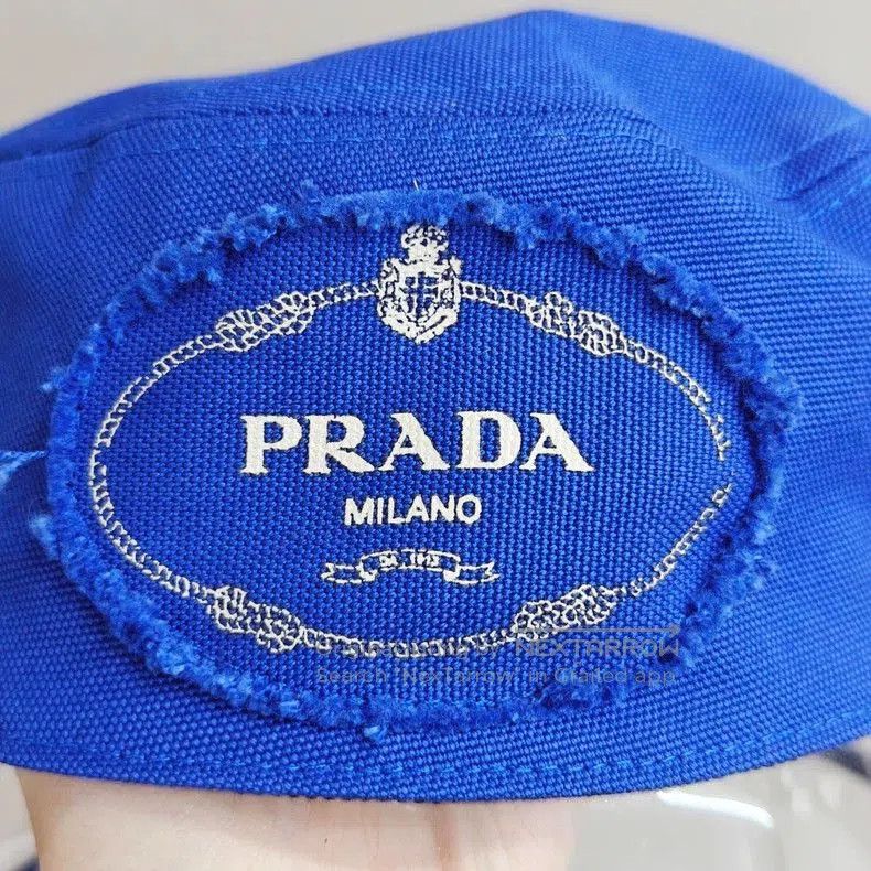 Prada Prada Denim Logo Bucket Hat . Size ONE SIZE - 3 Thumbnail