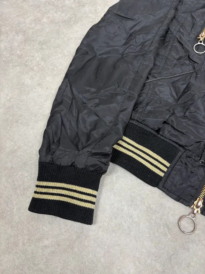 John Galliano 2010s Galliano Light Black Windbreaker Jacket Size S / US 4 / IT 40 - 9 Thumbnail