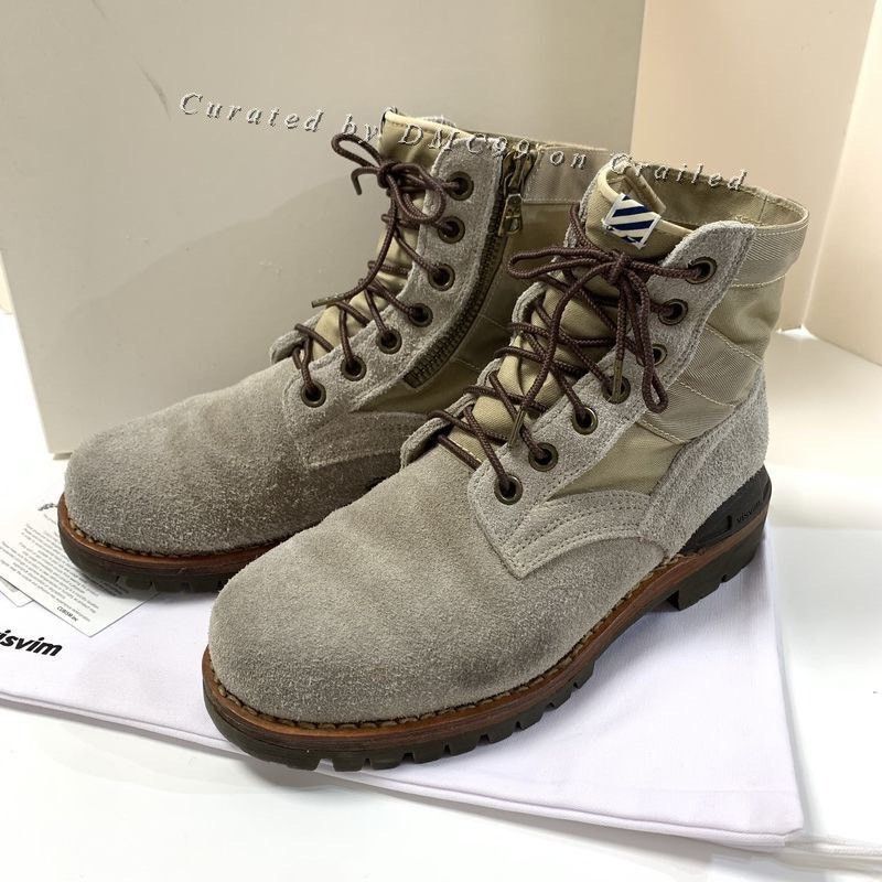 Visvim Visvim T.W.O. Boots - Sand/Beige - Size 12 - Suede Engineer