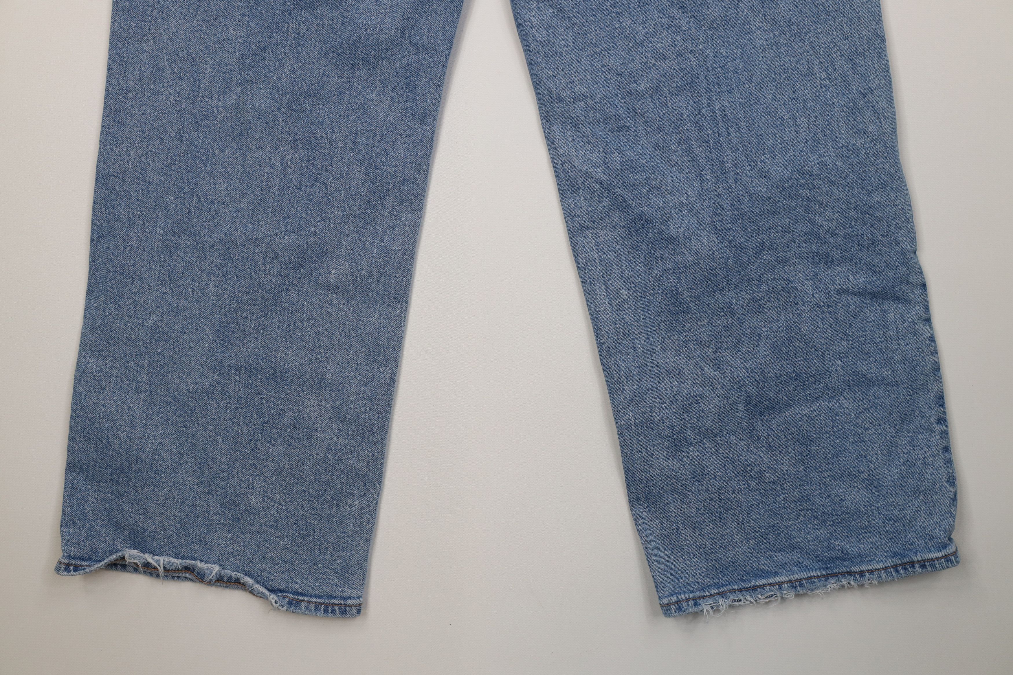 American Eagle Outfitters Vintage Y2K American Eagle Stovepipe Wide Leg Denim Jeans Size 34" / US 12 / IT 48 - 13 Thumbnail