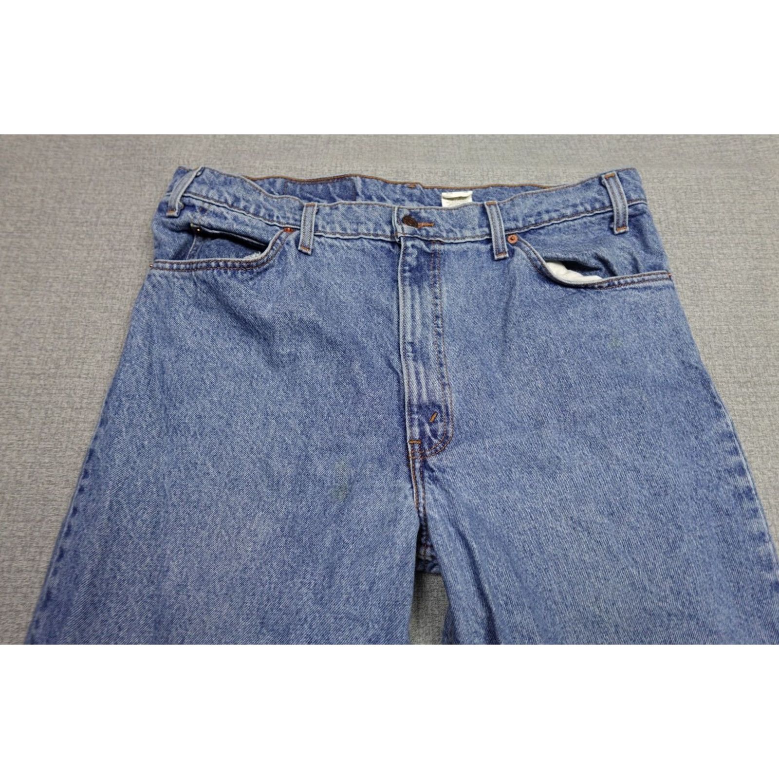 Levi's Levi's 550 Jeans Mens 38x32 Blue Relaxed Fit Light Wash Straight Denim Jeans Mens Size US 38 / EU 54 - 2 Thumbnail