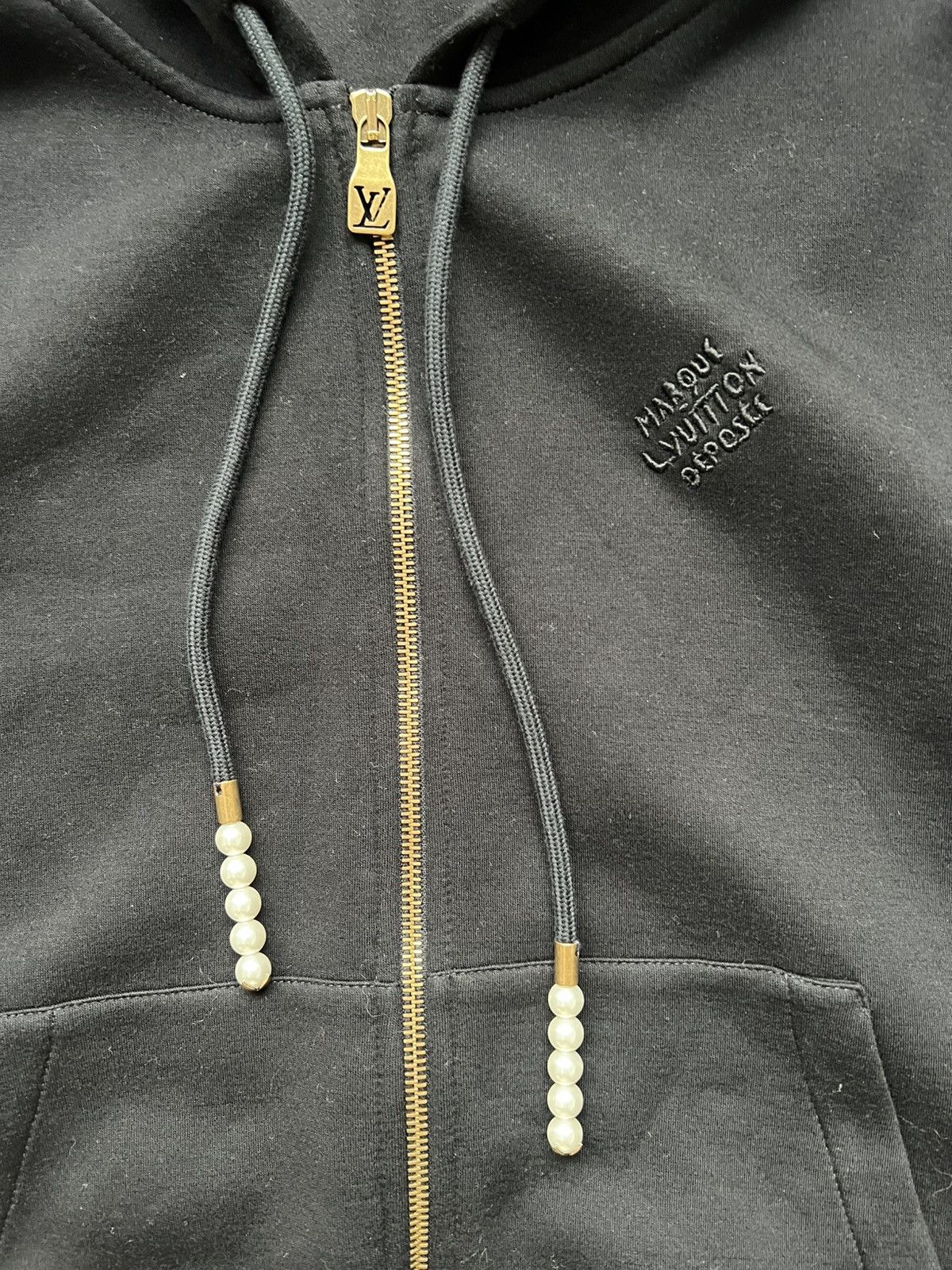 Louis Vuitton Louis Vuitton 24SS Embroidered Zipped Hoodie with Pearl Size US M / EU 48-50 / 2 - 5 Thumbnail