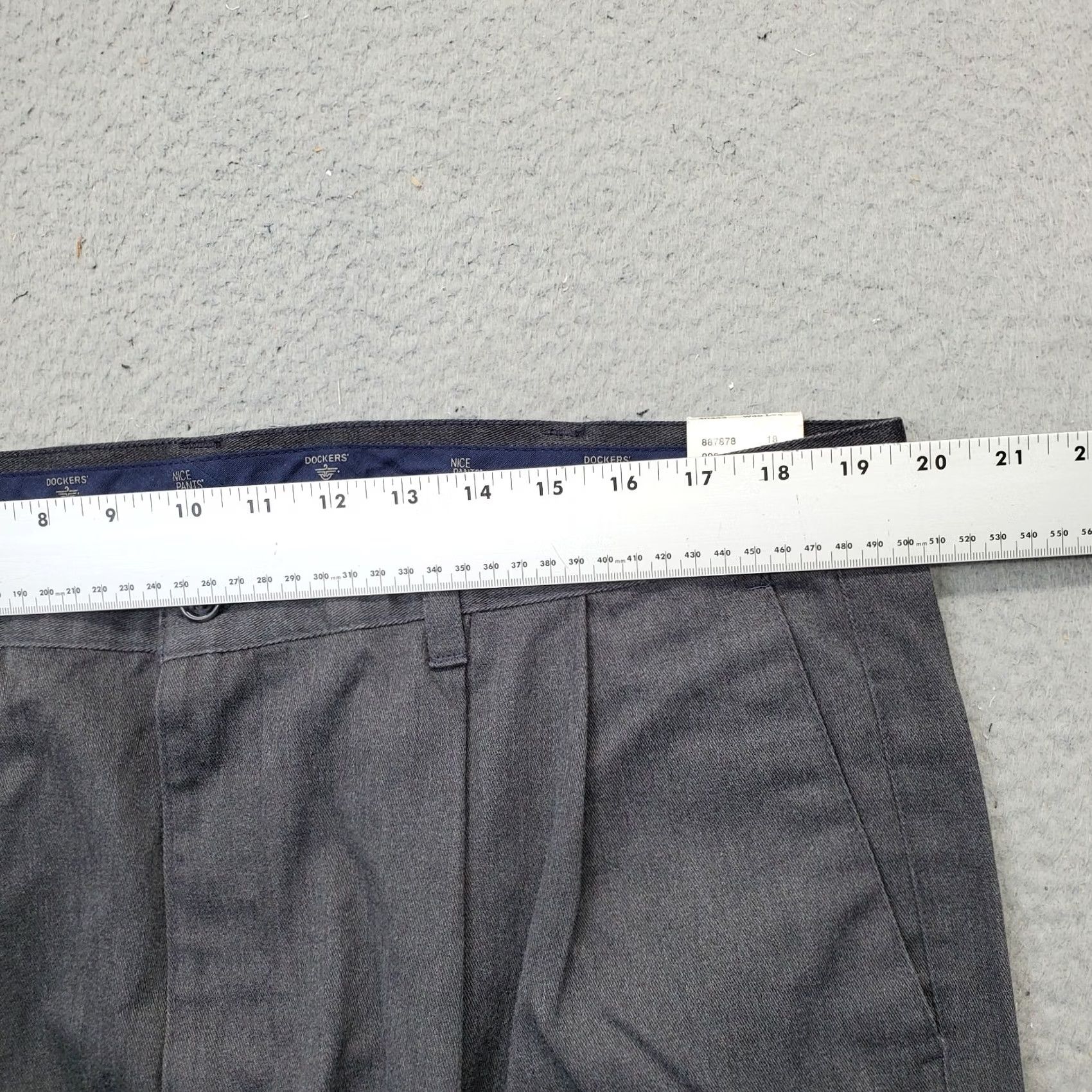 Dockers DOCKERS Pants Men 40x30 Blue Regular Fit Pleated Twill No Wrinkle Size US 40 / EU 56 - 6 Thumbnail