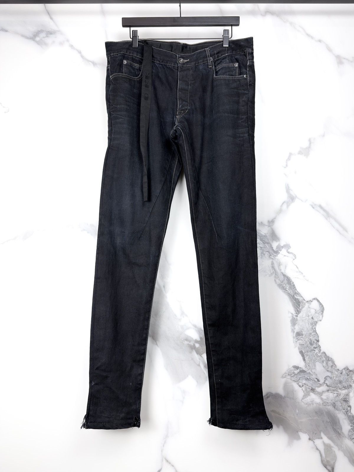 こ*ぎ様 fw09 rick owens drkshdw coated jean Rick Owens × Rick Owens Drkshdw FW09 “Crust” Coated Denim | Grailed