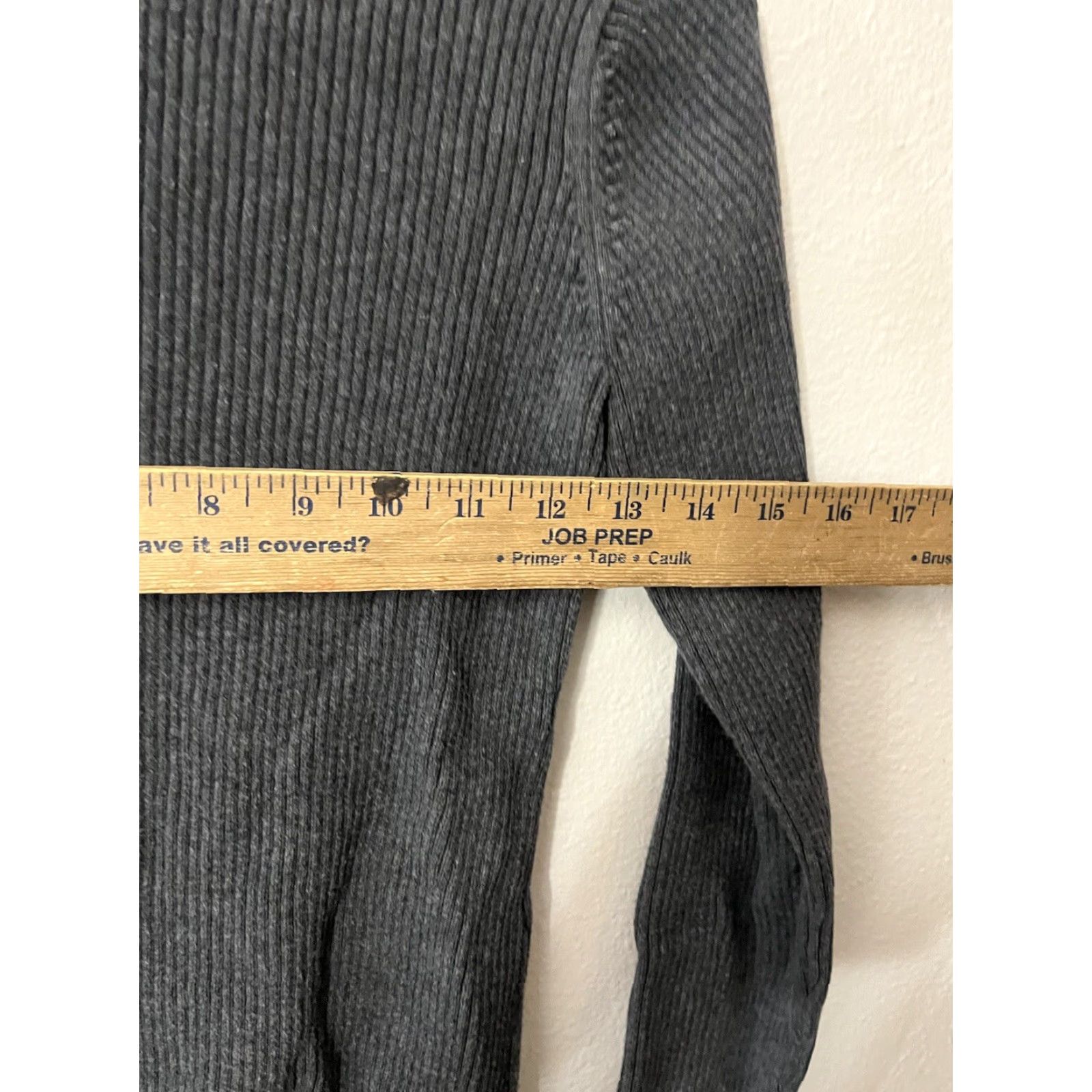 Izod IZOD VINTAGE Women's Sweater Gray Long Sleeve V-Neck Pullover 100% Cotton Size Small Size S / US 4 / IT 40 - 5 Thumbnail