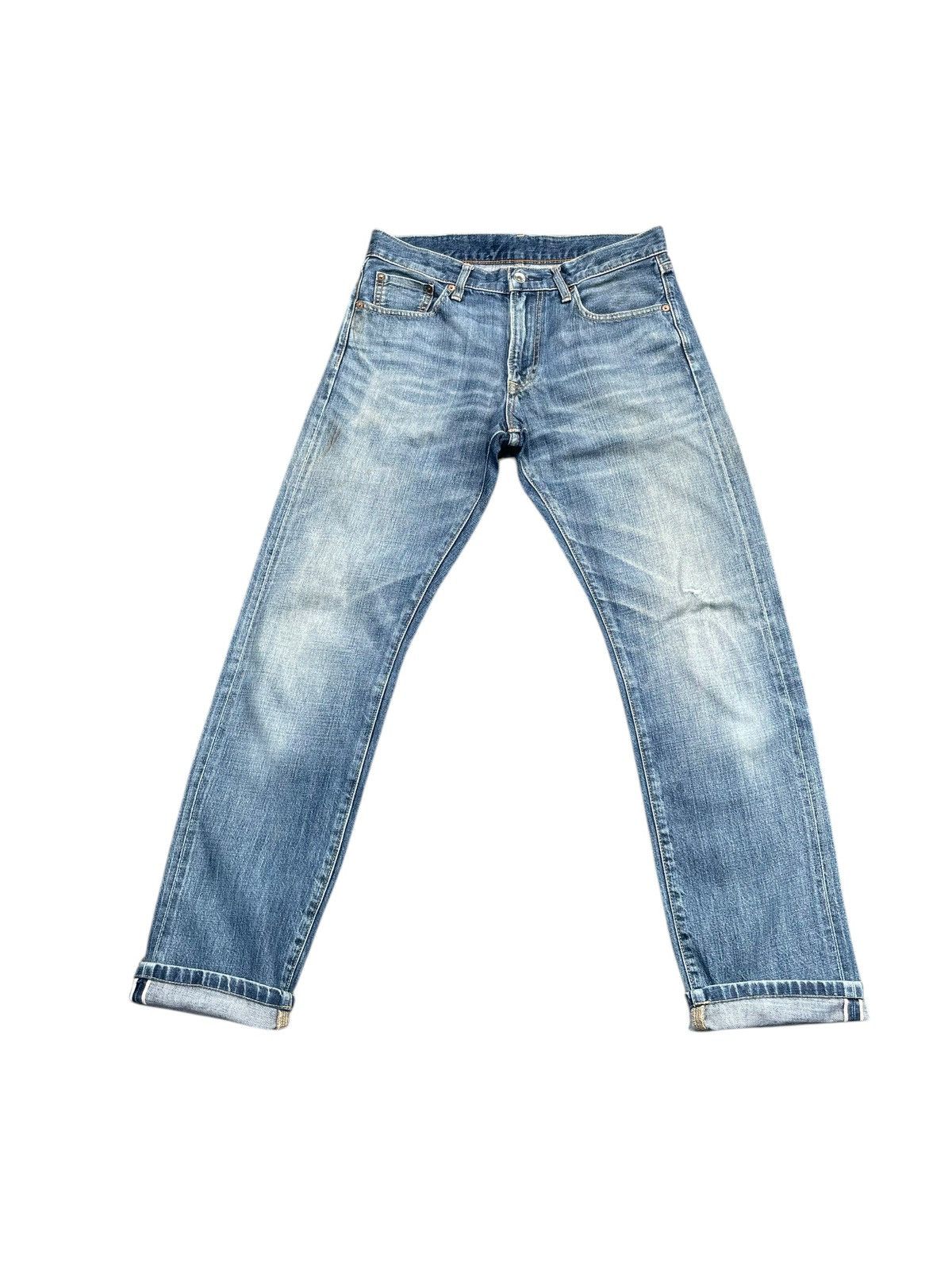 Japanese Brand × Uniqlo Uniqlo Selvedge Distresed Jeans Size US 32 / EU 48 - 1 Thumbnail