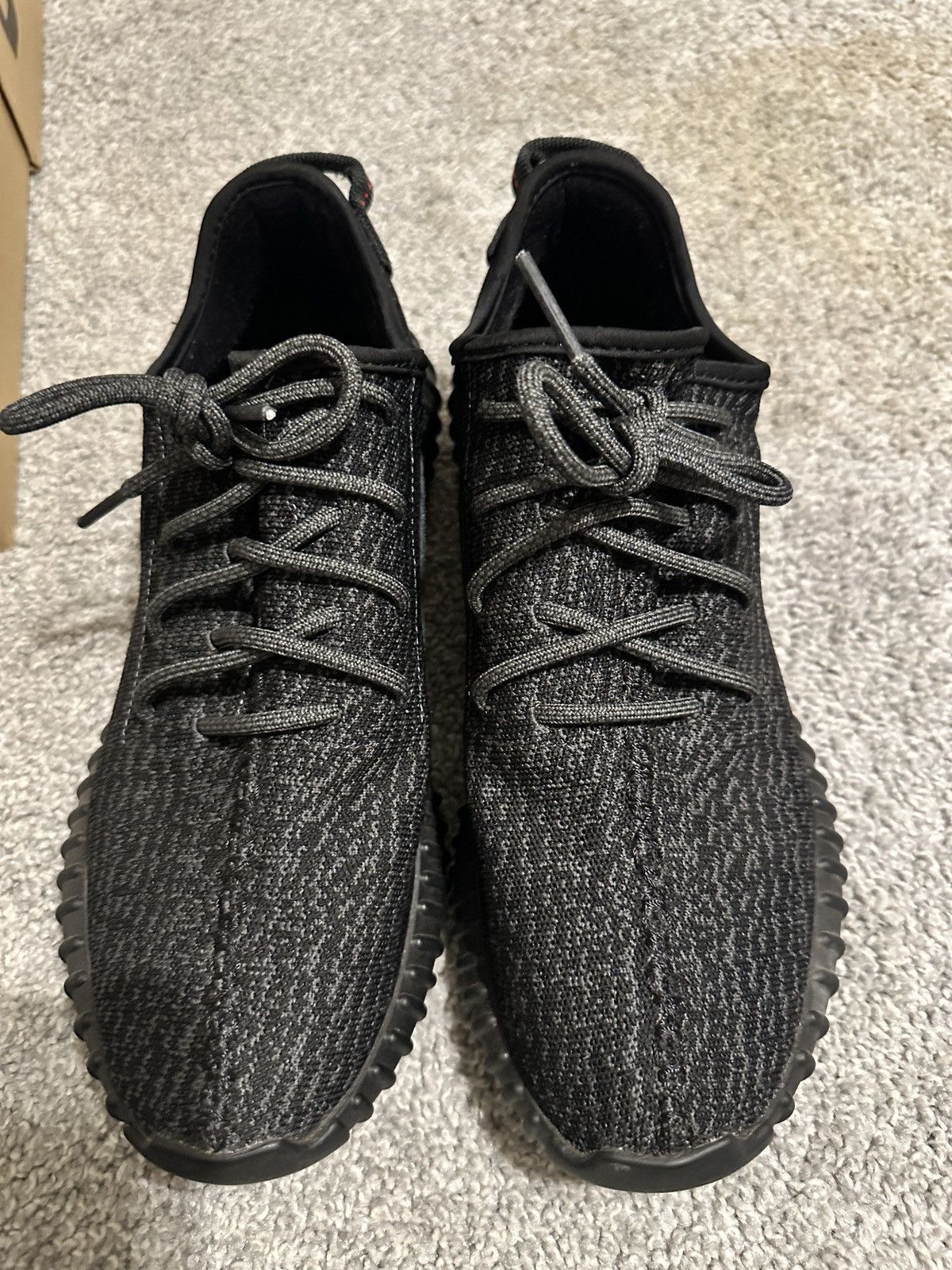 Adidas × Yeezy Yeezy boost 350 pirate black Size US 12 / EU 45 - 4 Thumbnail