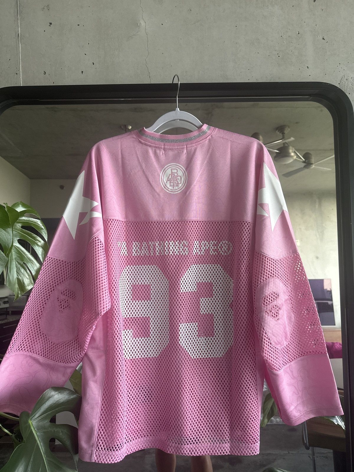 Bape CAMO MULTILOGO RELAXED FIT FOOTBALL JERSEY Size US M / EU 48-50 / 2 - 4 Thumbnail