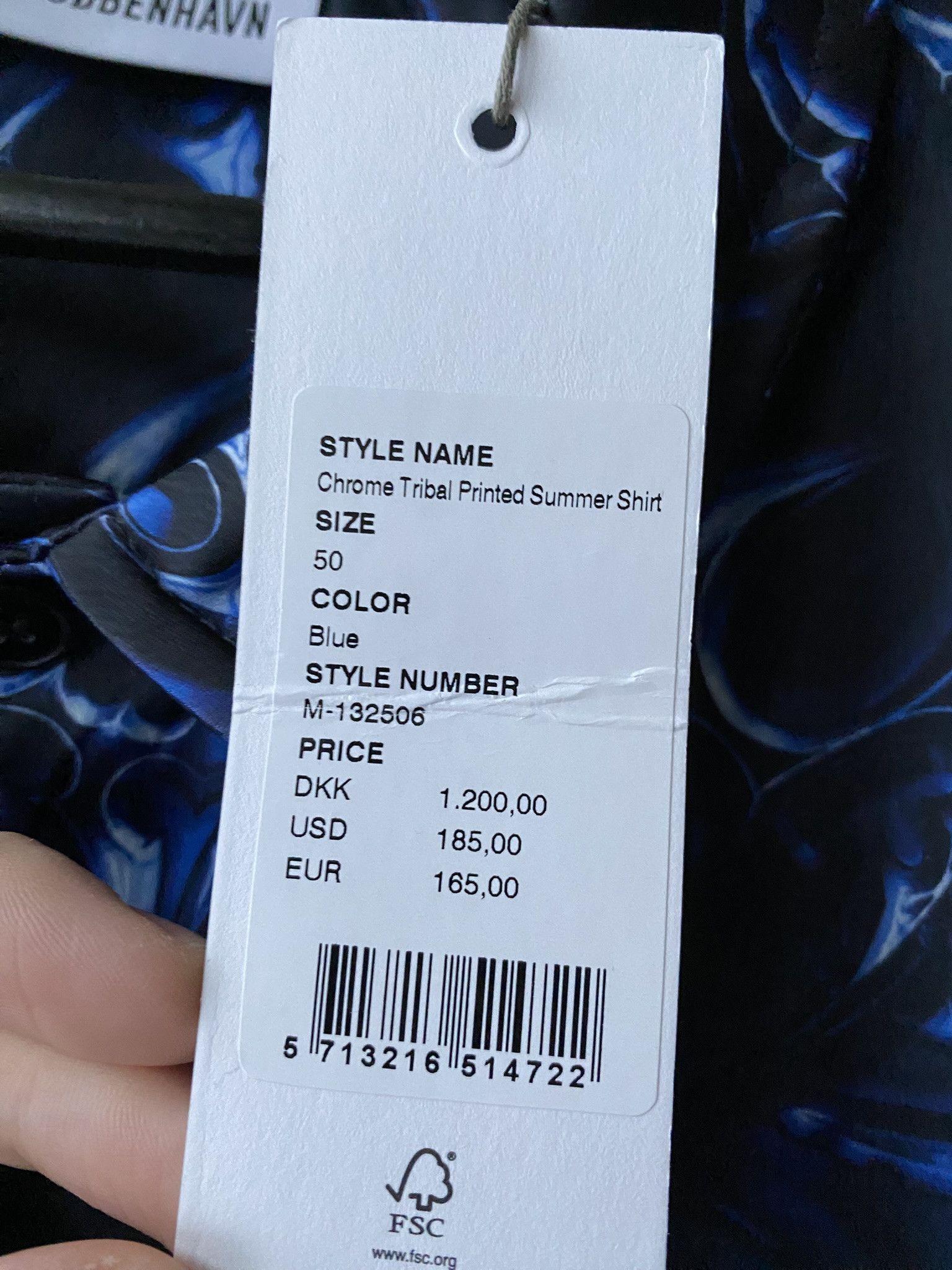 Acne Studios NWT 50/L - Chrome Tribal Printed Summer Shirt Size US L / EU 52-54 / 3 - 6 Thumbnail