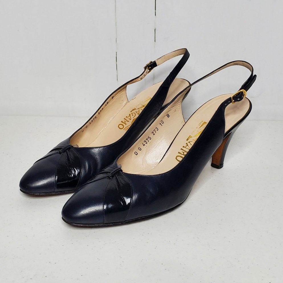 Salvatore Ferragamo Ariel 95 Patent Leather Sandals | Grailed